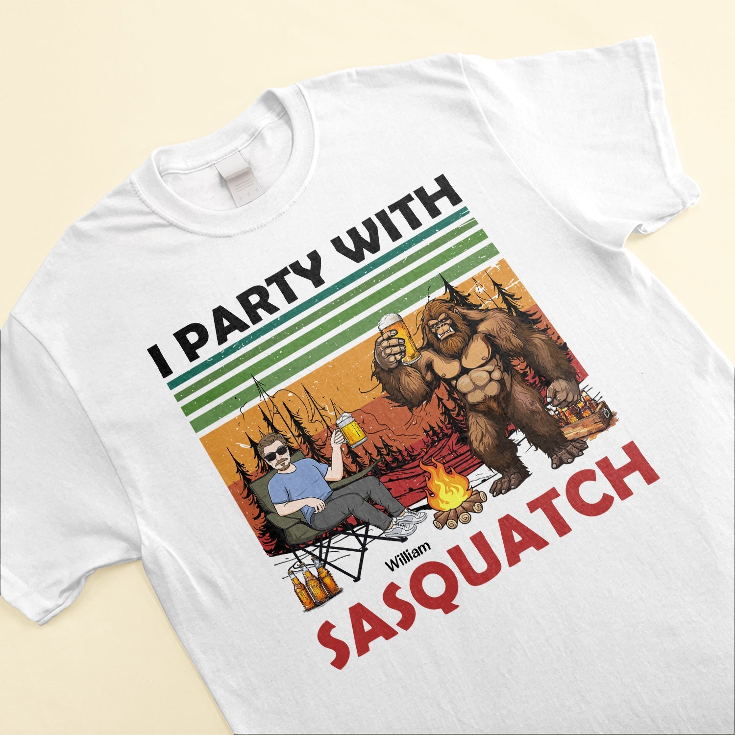 I Party With Sasquatch - Personalized Shirt