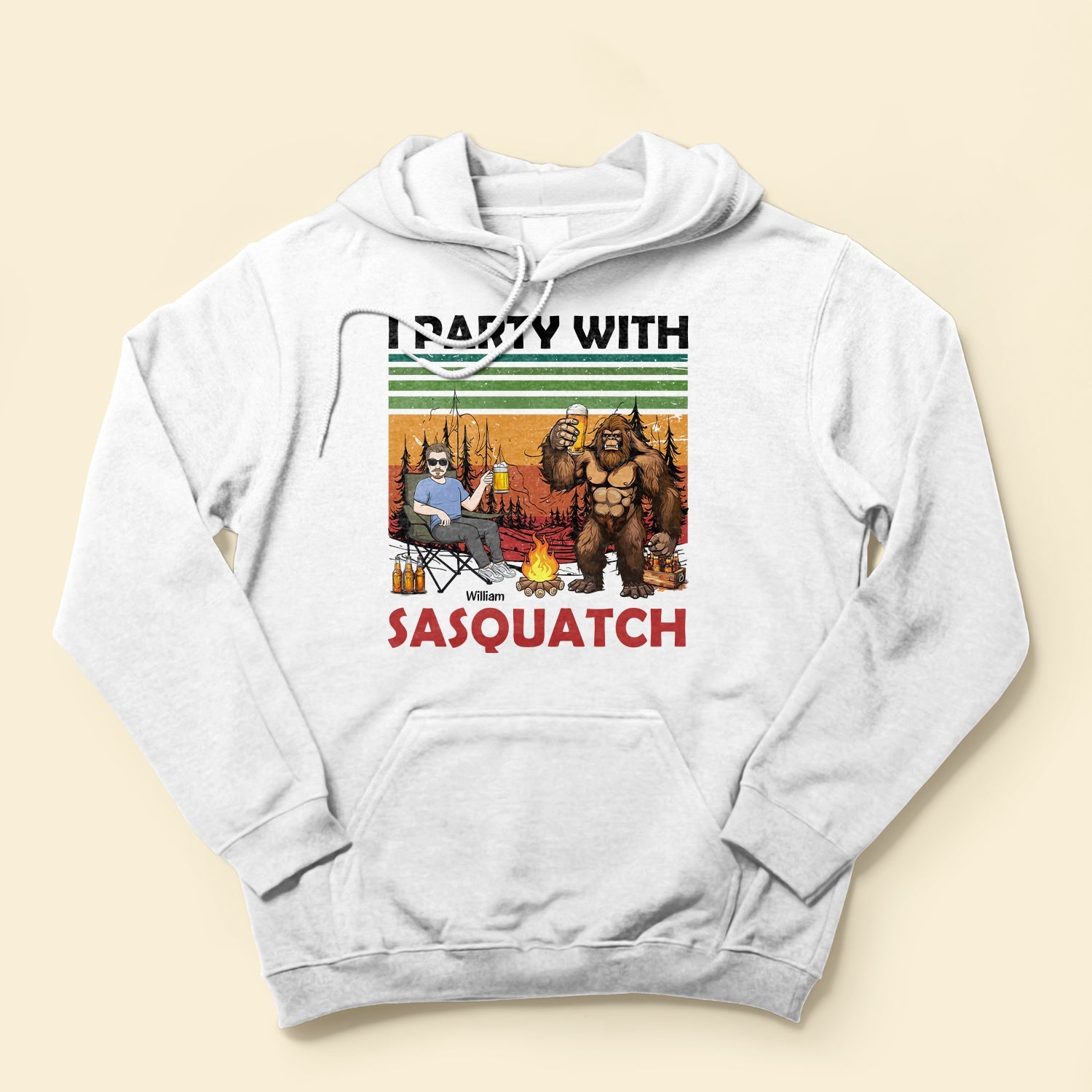 I Party With Sasquatch - Personalized Shirt