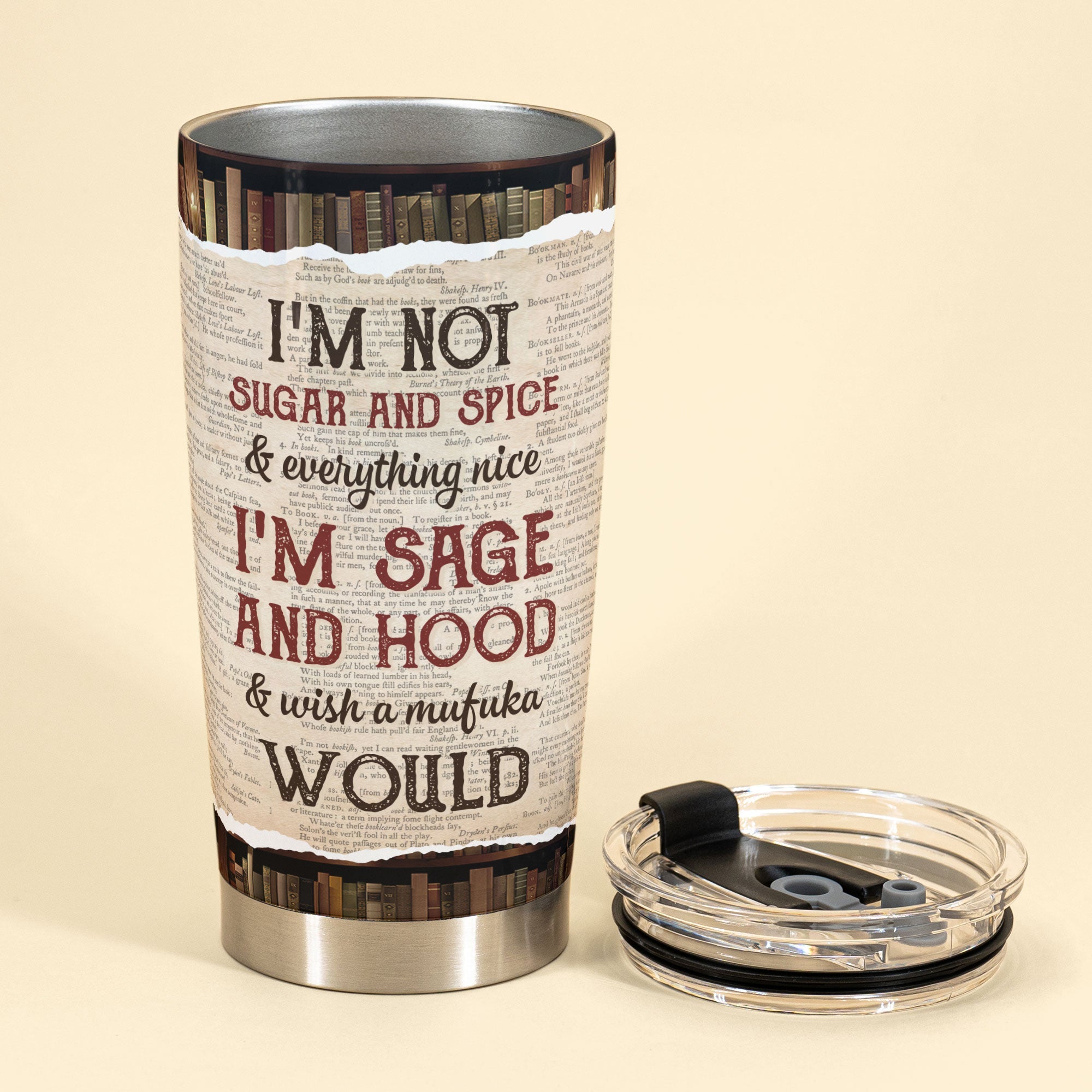 I Read Books - Personalized Tumbler Cup - Birthday & Christmas Gift For Book Lovers