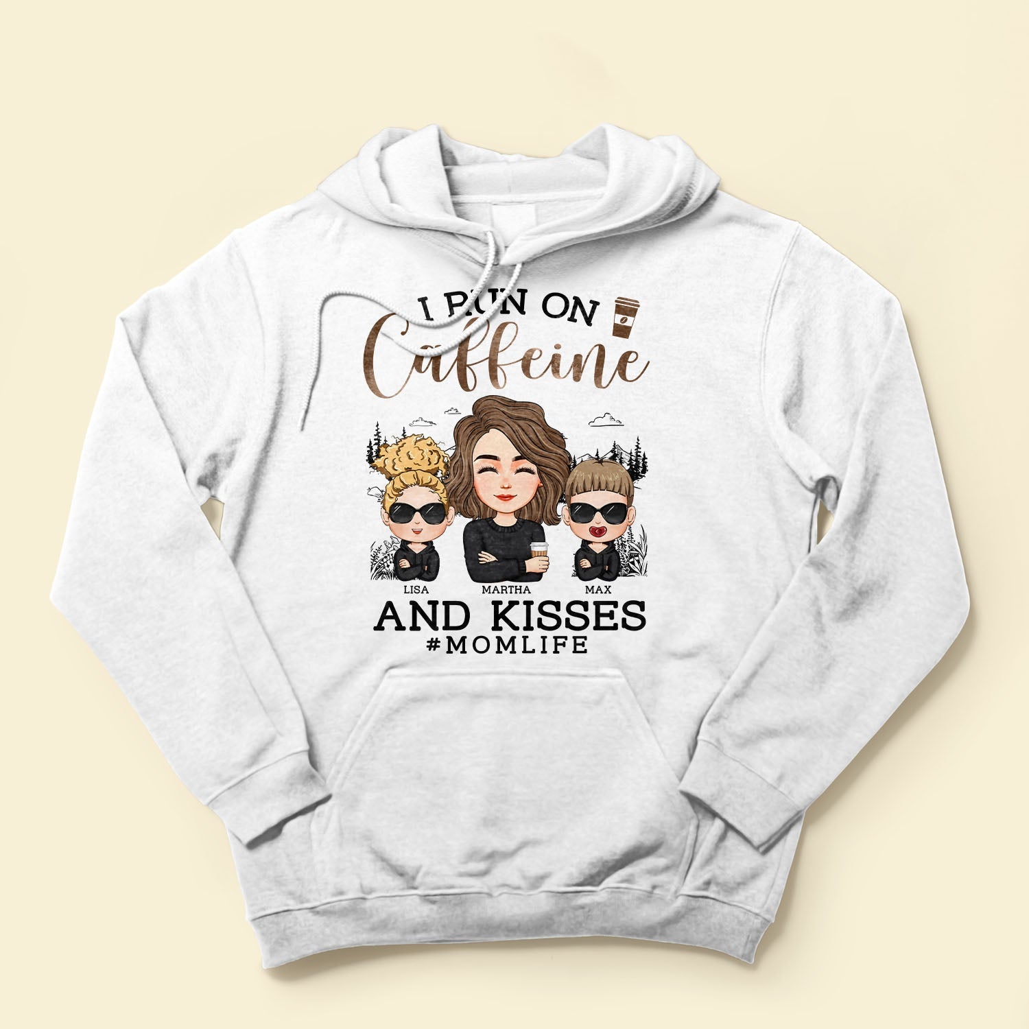 I Run On Caffeine And Kisses - Personalized Shirt