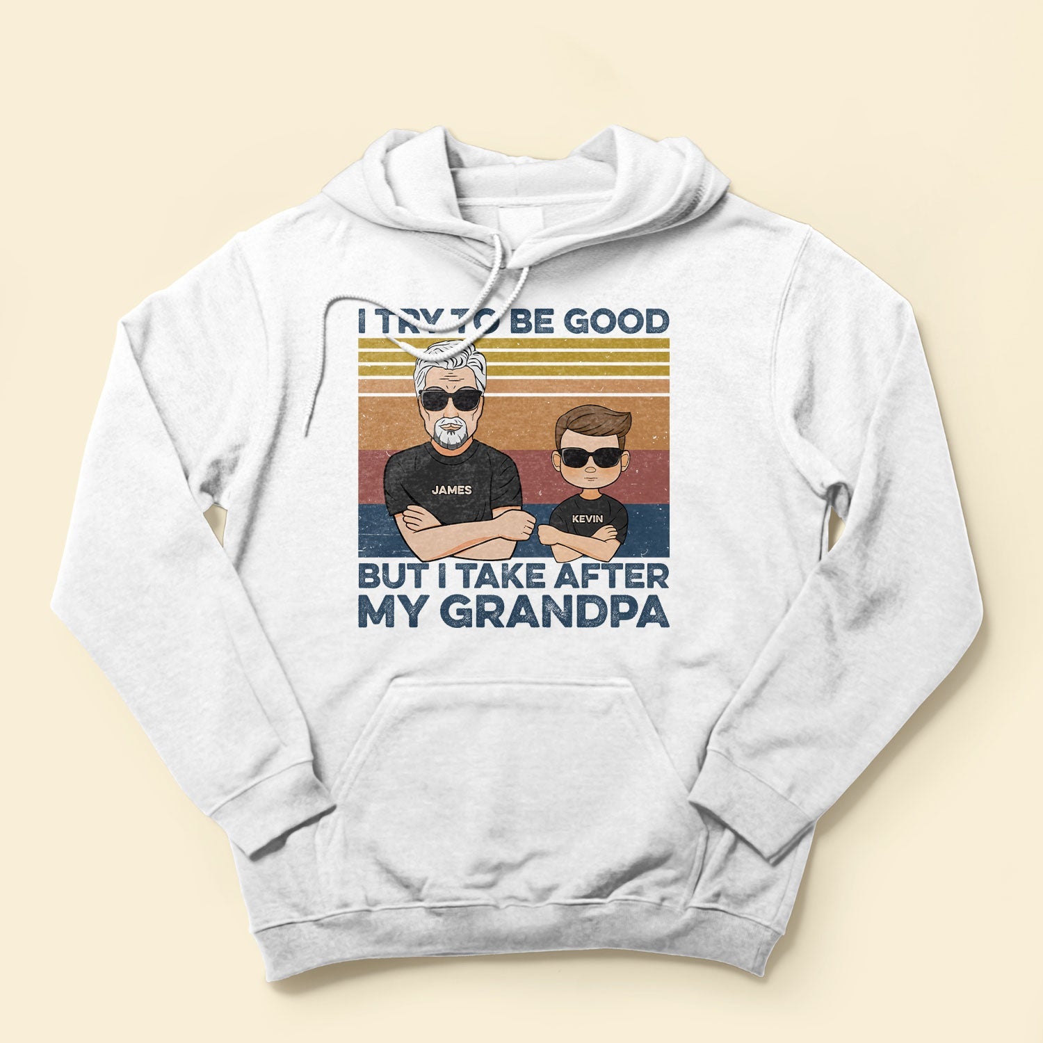 I Used To Be Good But Take After Grandpa - Personalized Youth Tee - Christmas Gift For Grandchildren