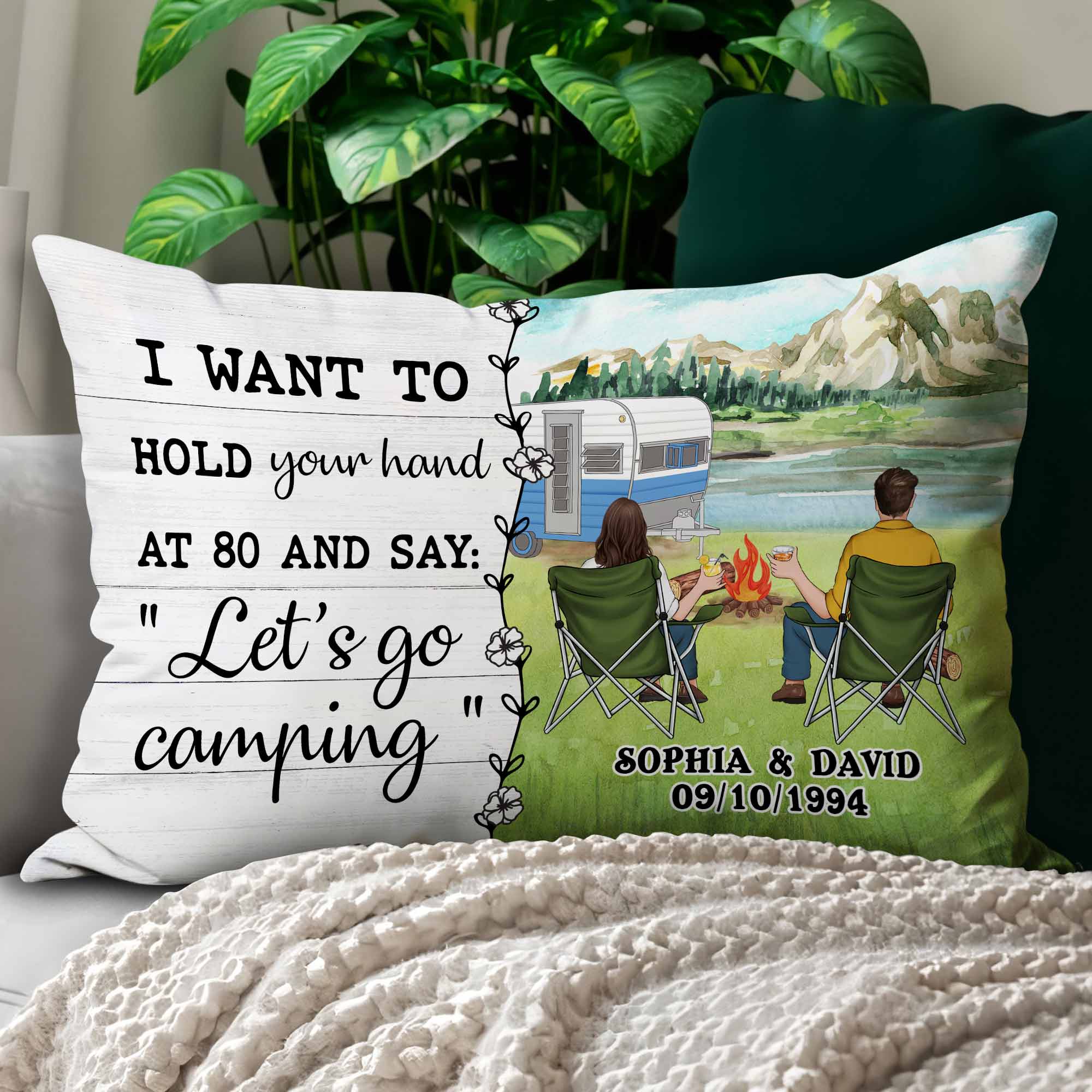 I Want To Hold Your Hand - Personalized Custom Shaped Pillow