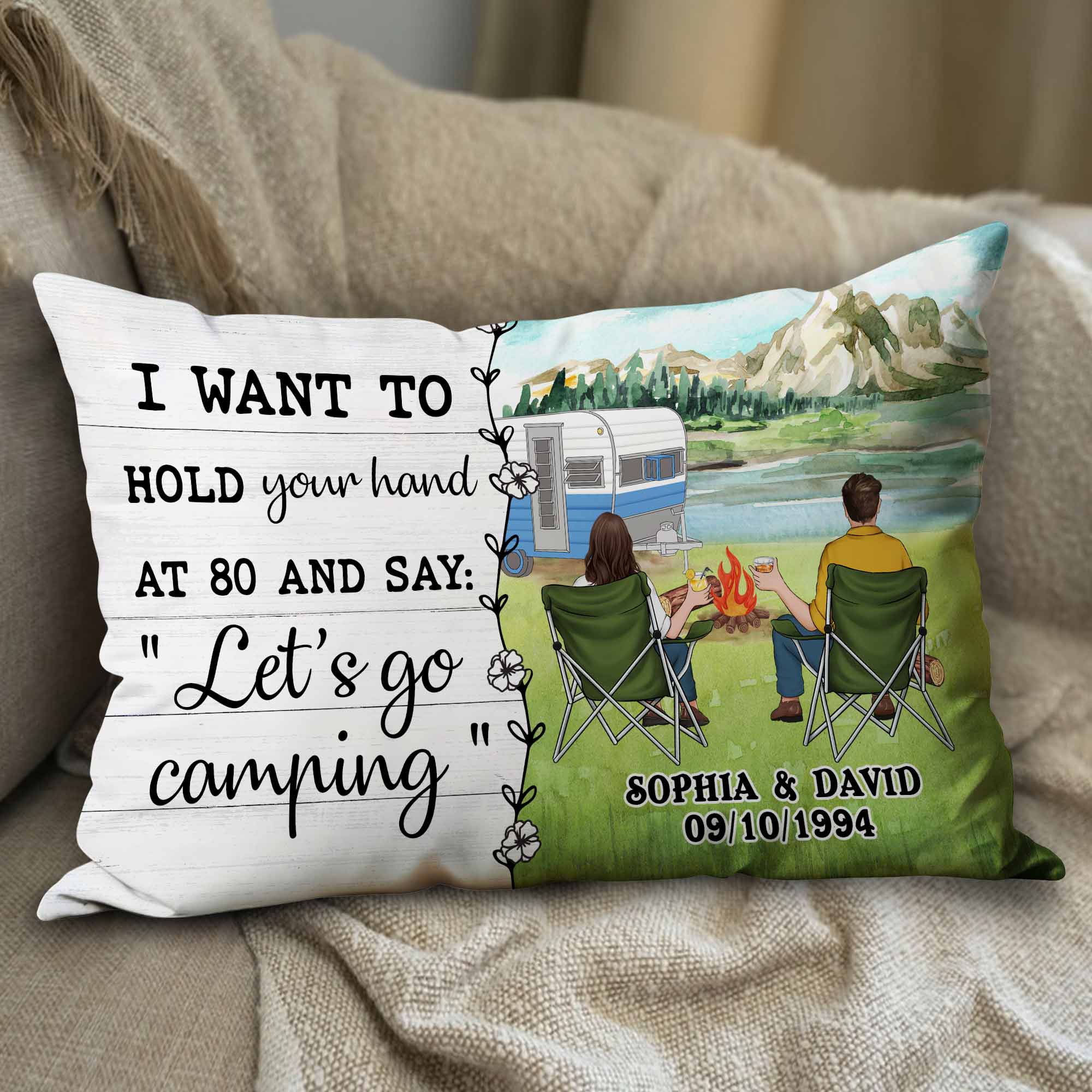 I Want To Hold Your Hand - Personalized Custom Shaped Pillow