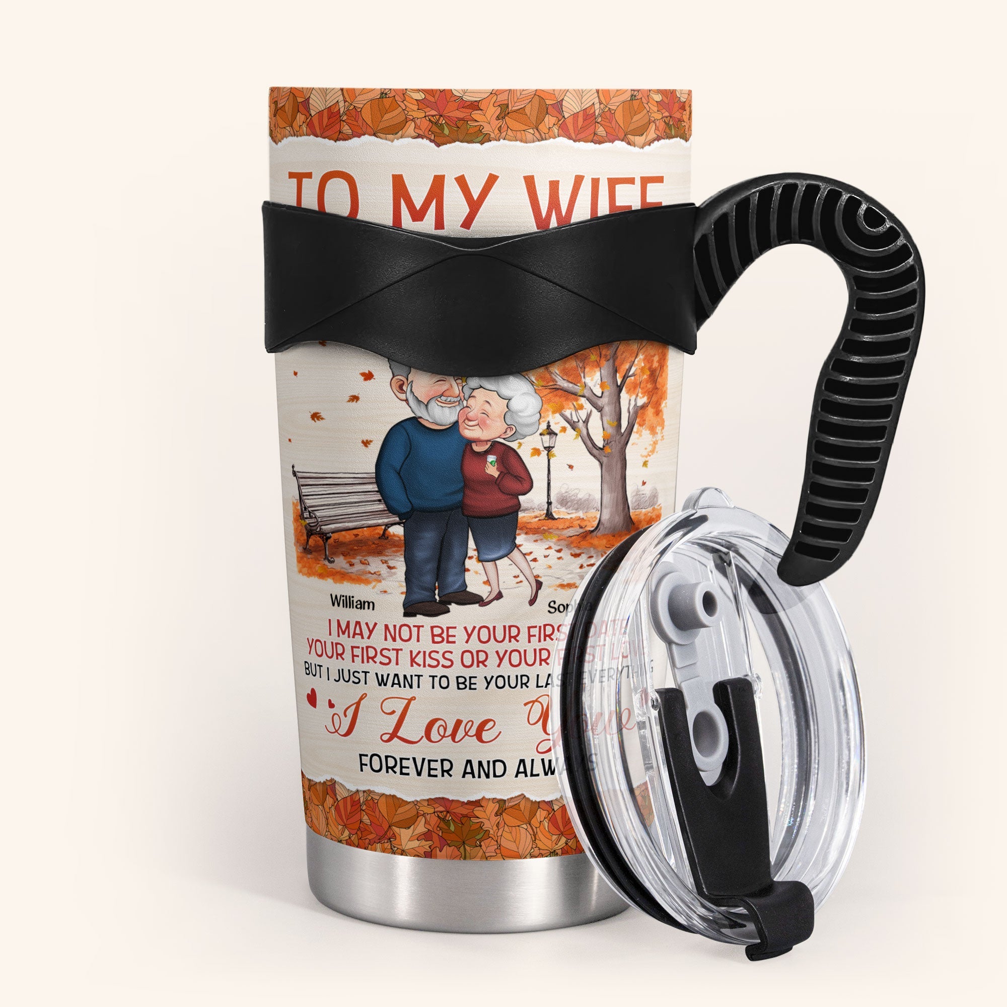 I Wish I Could Turn Back The Clock - Personalized Tumbler Cup - Birthday Gifts For Her, Wife