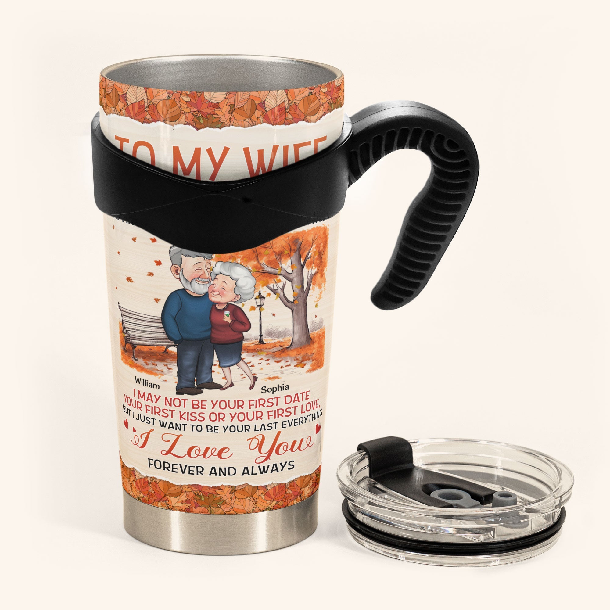 I Wish I Could Turn Back The Clock - Personalized Tumbler Cup - Birthday Gifts For Her, Wife