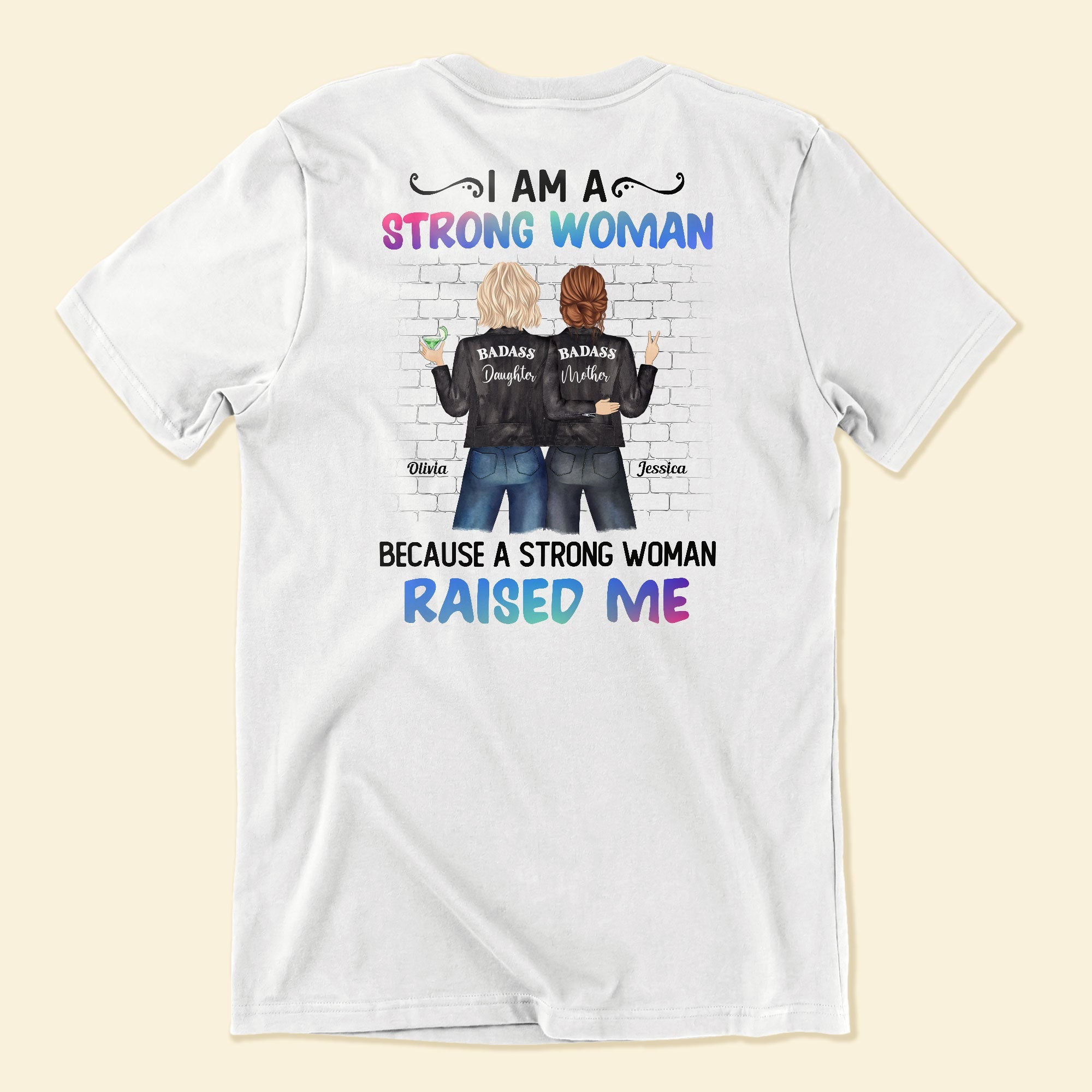 I'm A Strong Woman - Personalized Shirt - Birthday Gift For Daughter