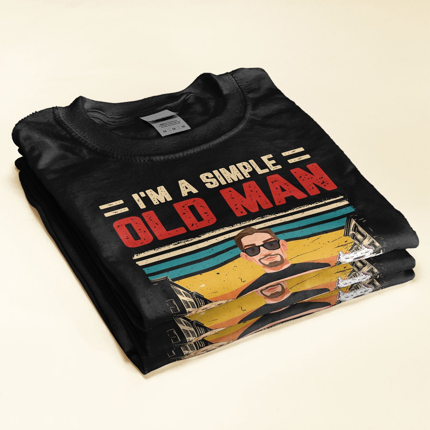 I'm A Simple Old Man - Personalized Shirt