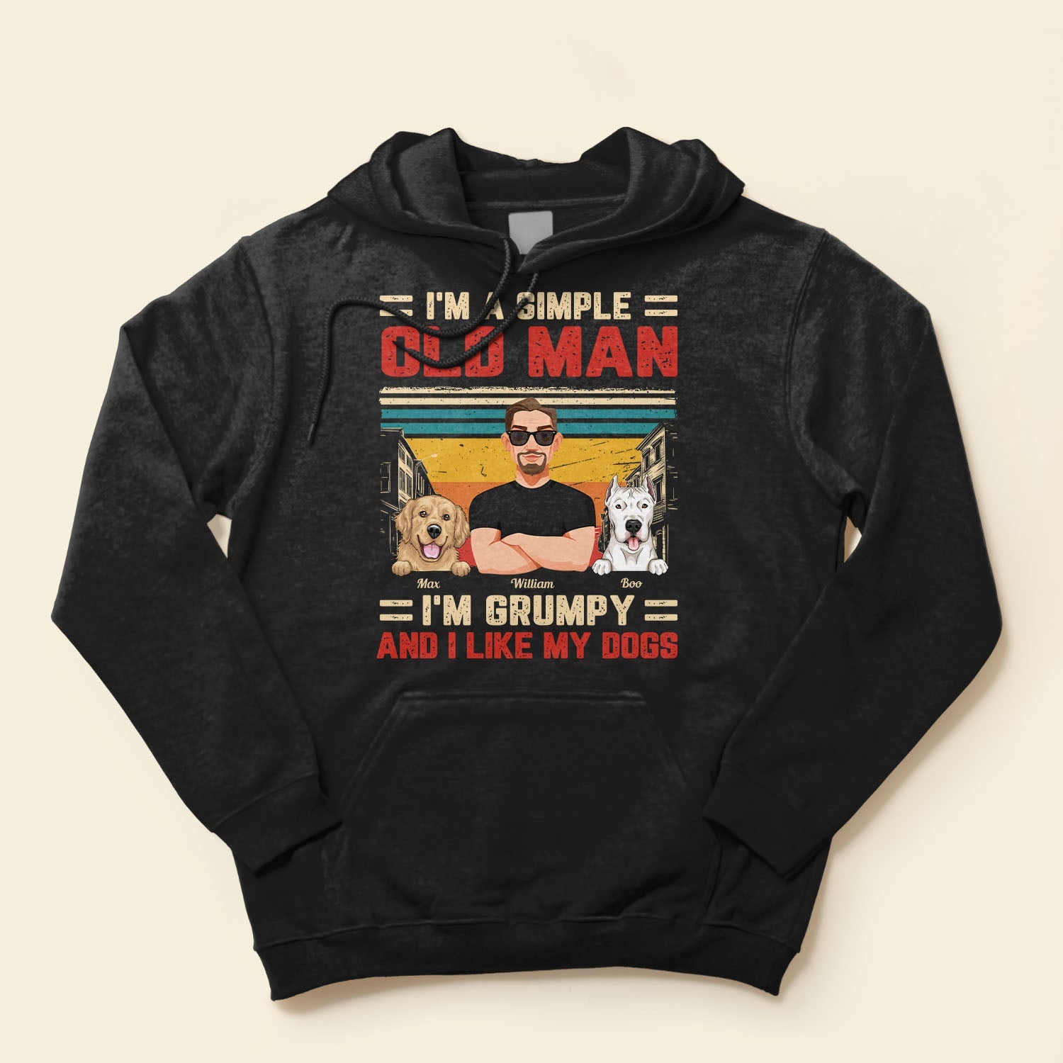 I'm A Simple Old Man - Personalized Shirt