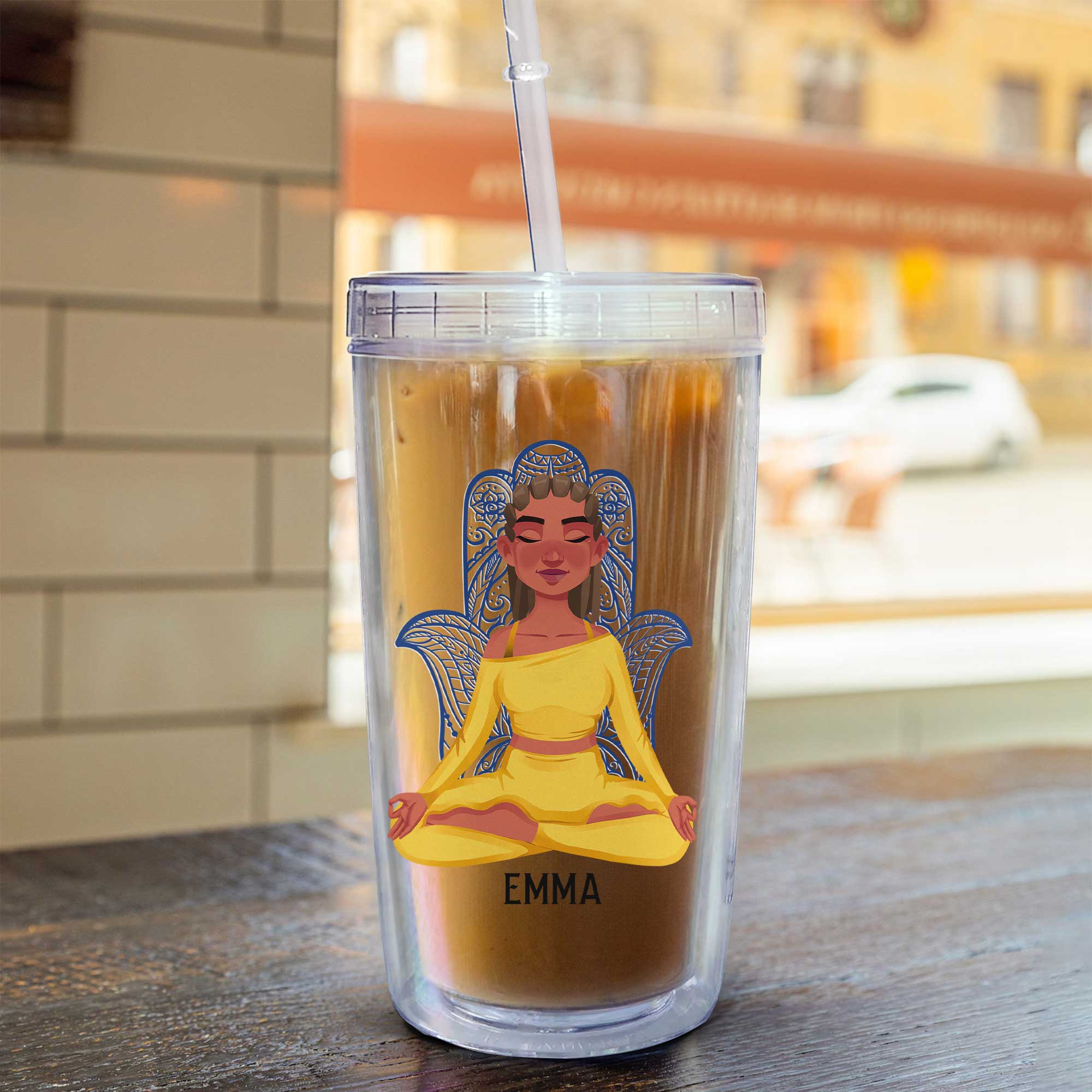 I'm Not Sugar And Spice - Personalized Acrylic Tumbler With Straw