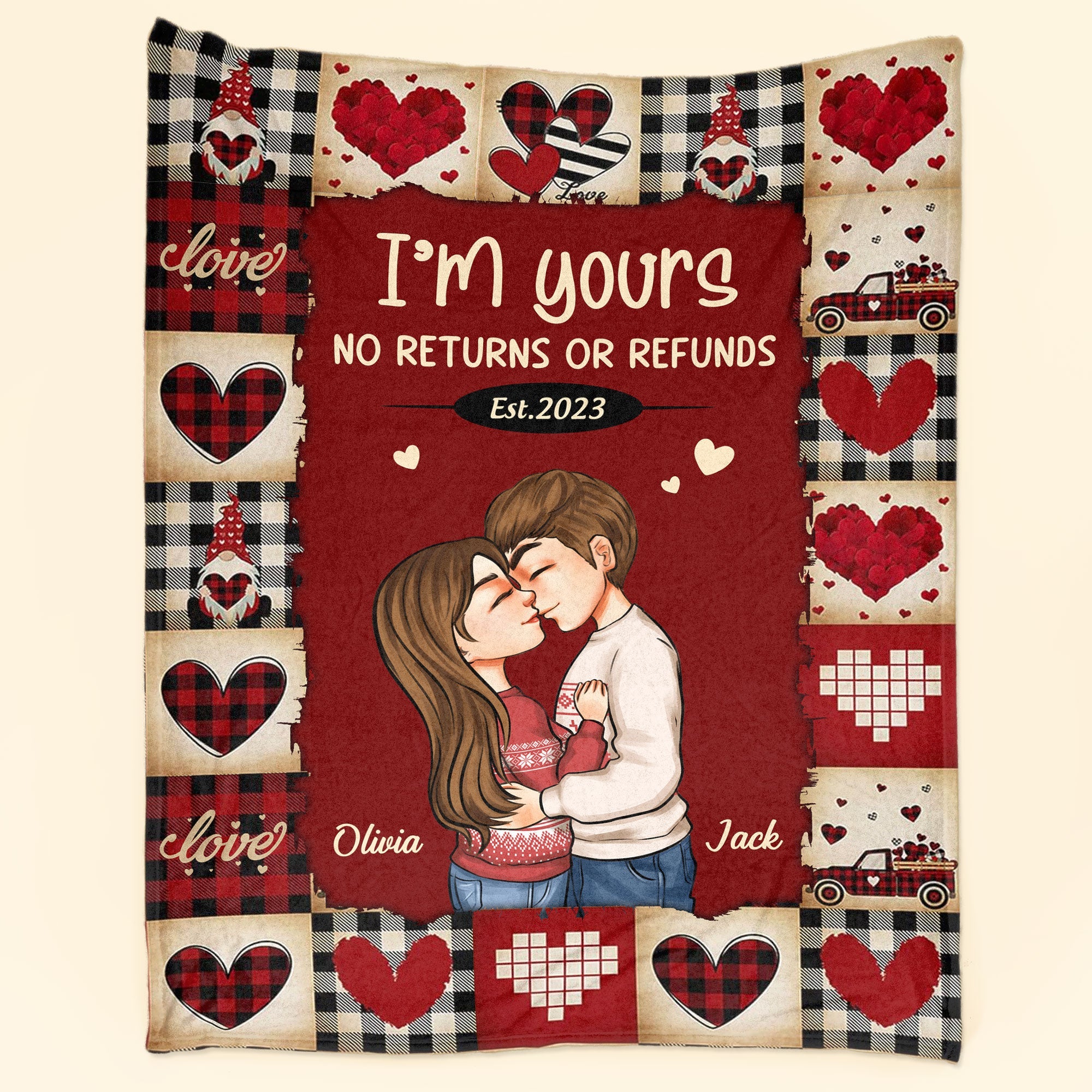 I'm Yours - Personalized Blanket