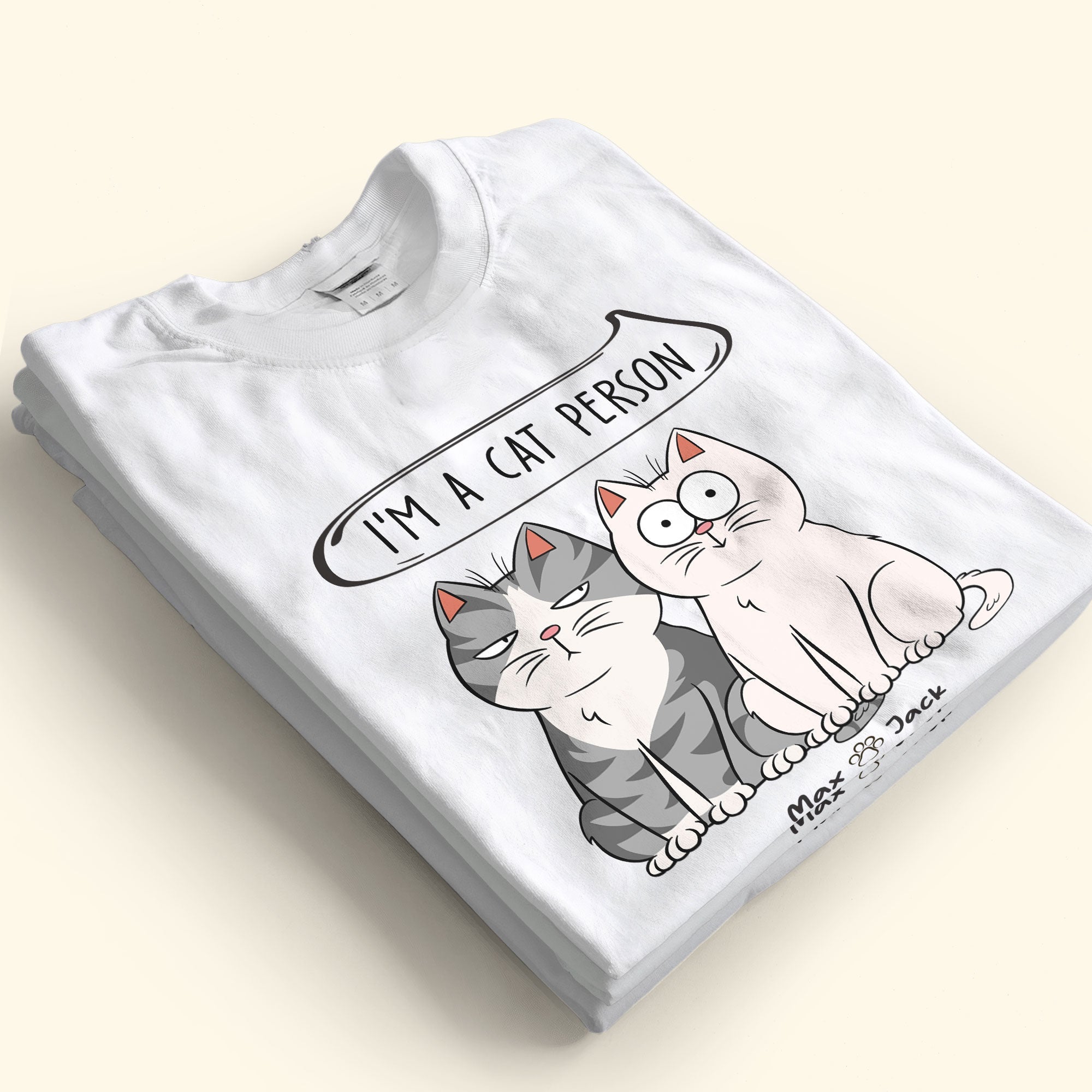 I'm A Cat Person - Personalized Shirt