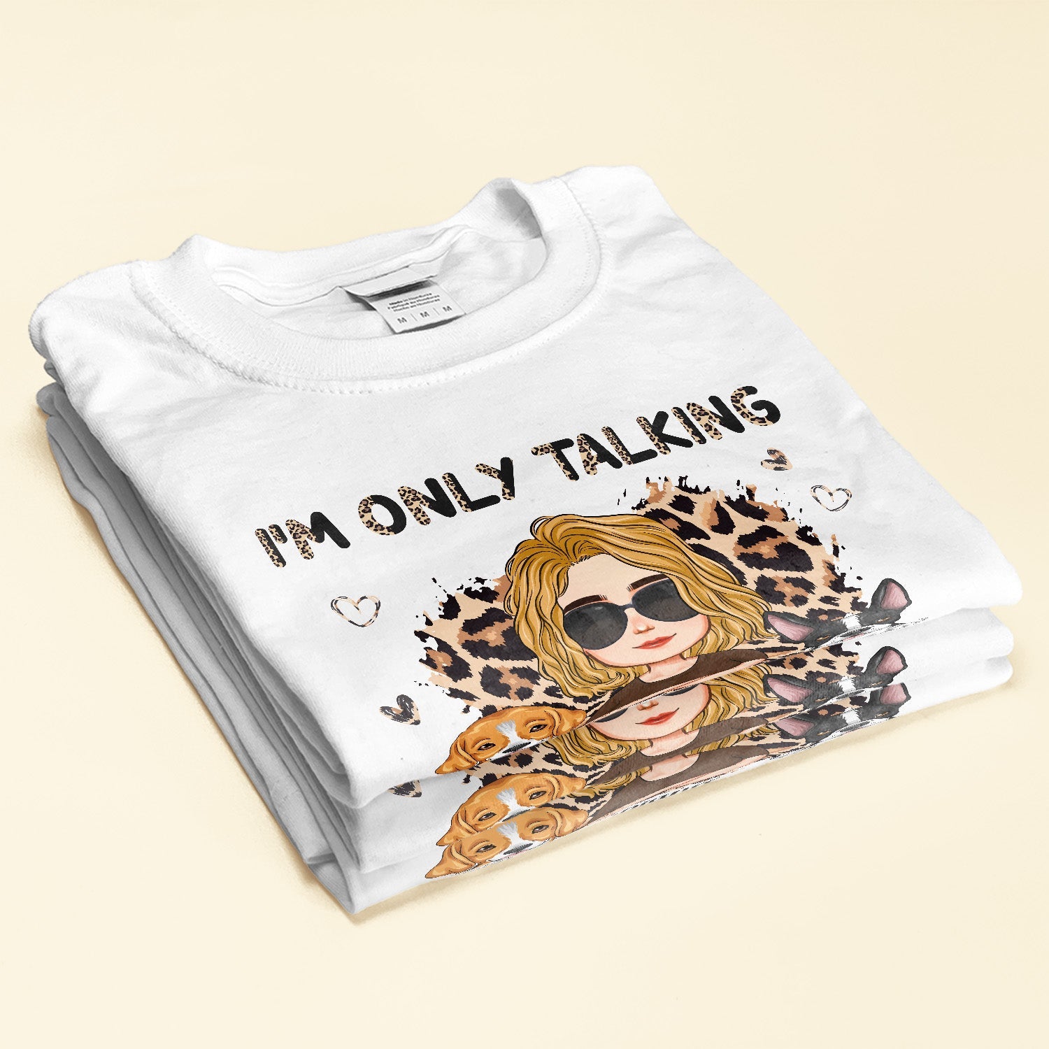 I'm Only Talking To My Dogs Today - Personalized Shirt