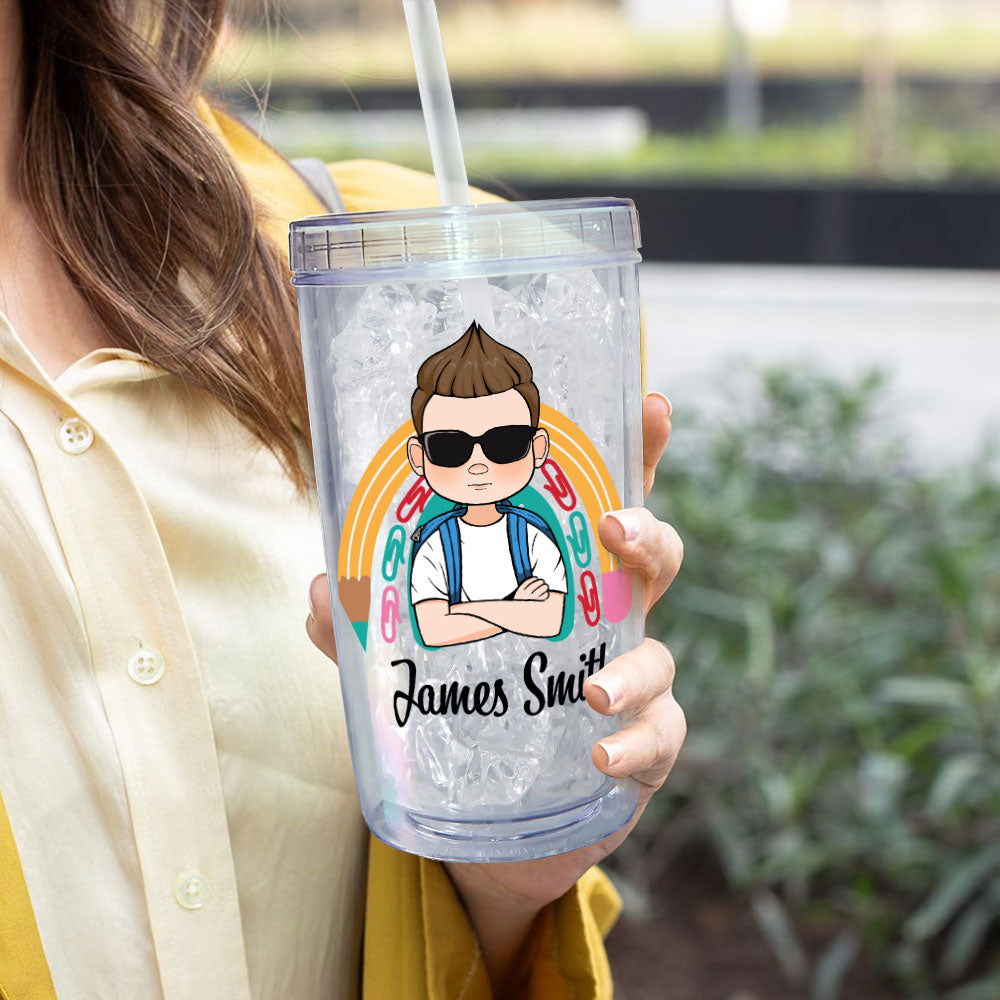 I'm Ready To Crush - Personalized Acrylic Tumbler With Straw