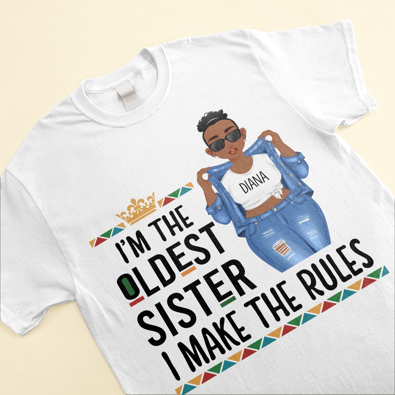 I'm The Oldest Sister Middle Sister Youngest Sister - Personalized Shirt