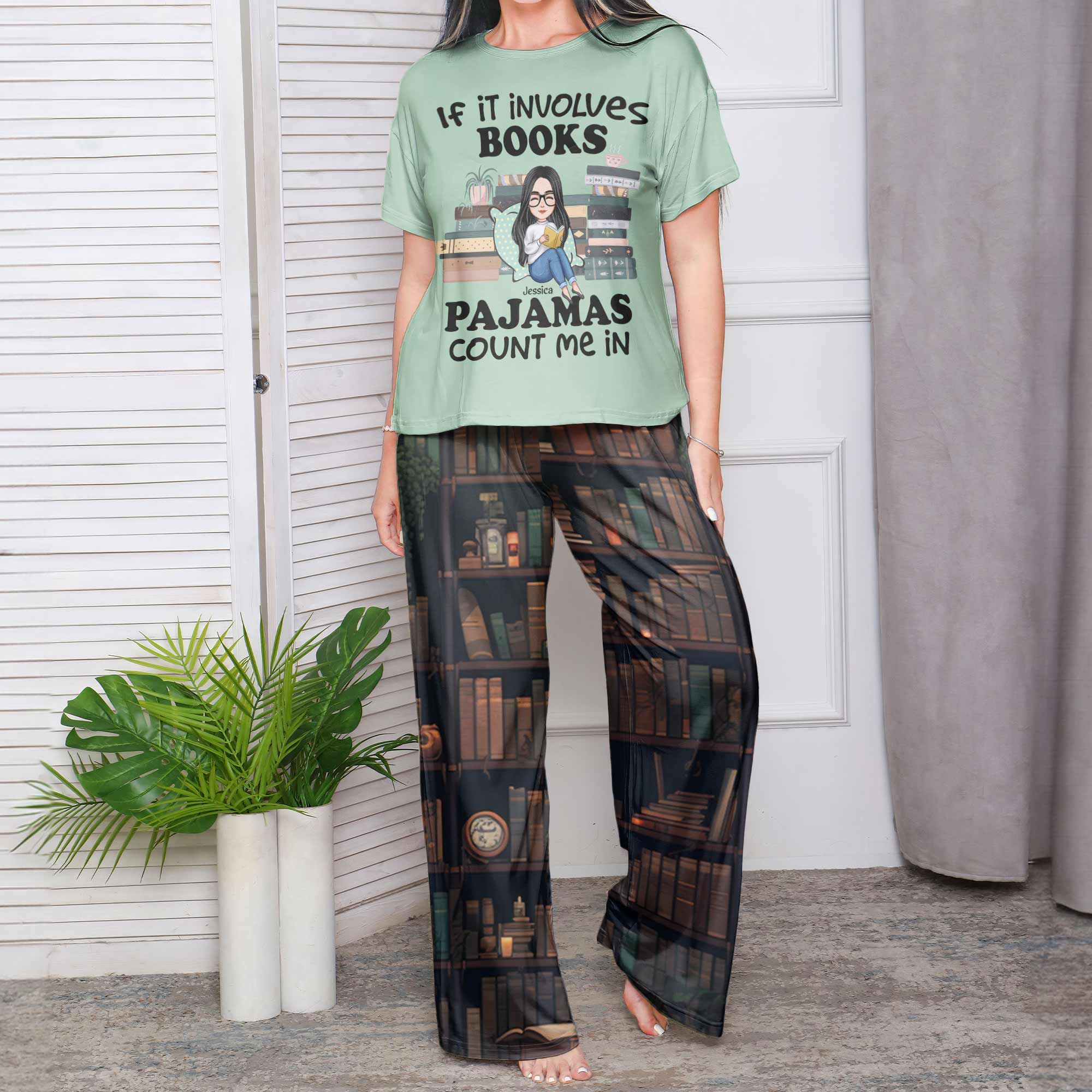 If Involving Book & Pajamas - Personalized Pajamas