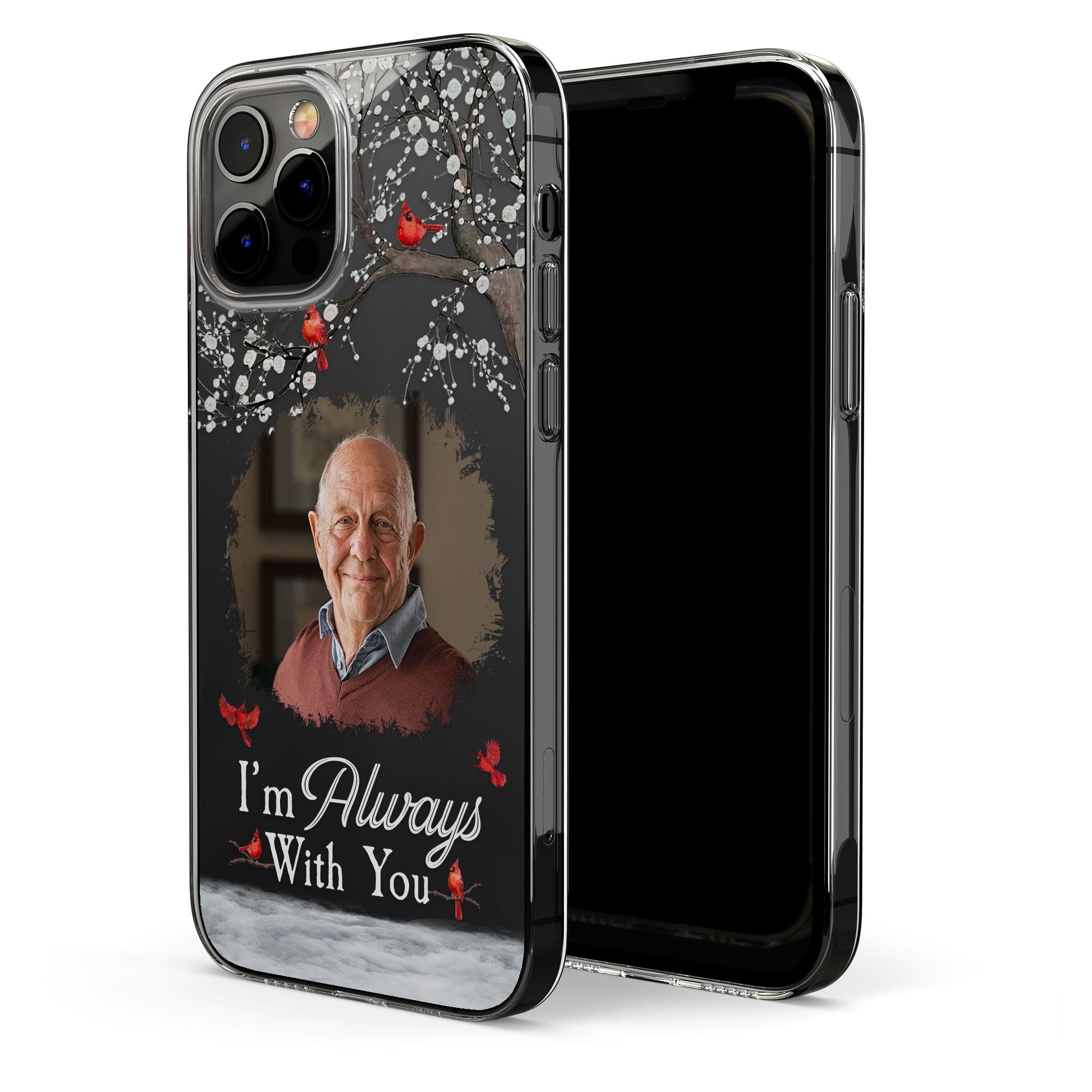 I'm Always With You - Personalized Clear Photo Phone Case