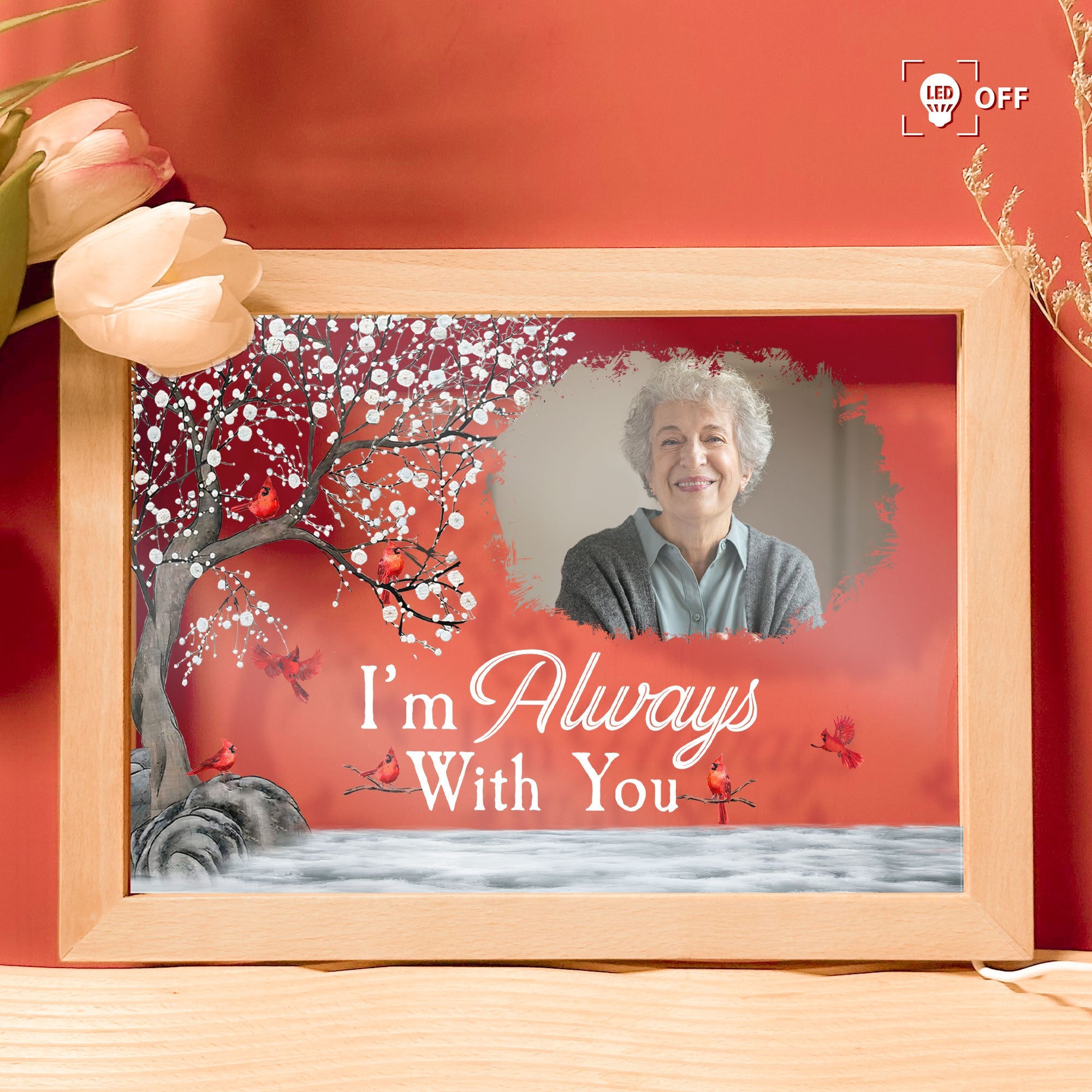 I'm Always With You - Personalized Photo Frame Lamp