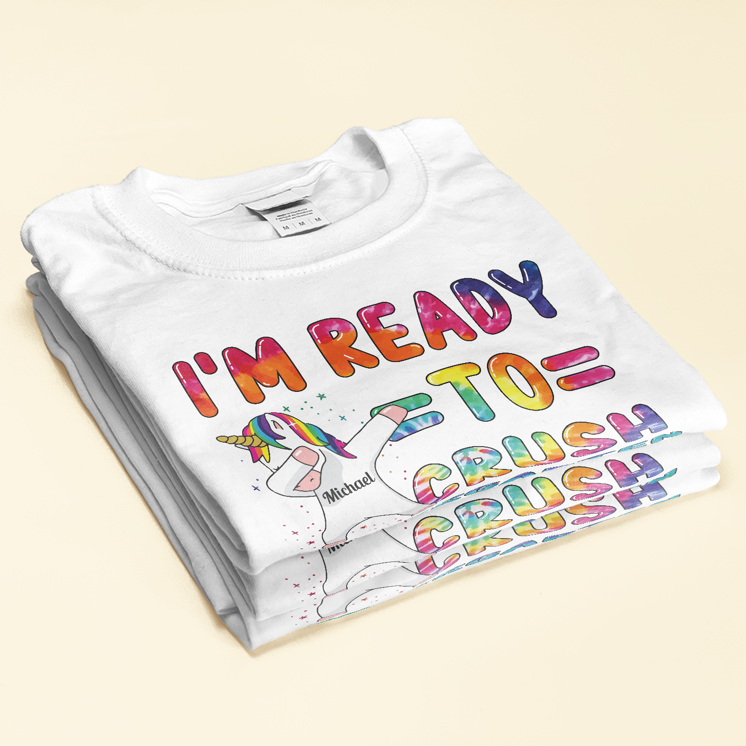 I'm Ready To Crush Kindergarten - Personalized Shirt - Back To School, First Day Of School Gift For Student Kids, Son, Daughter