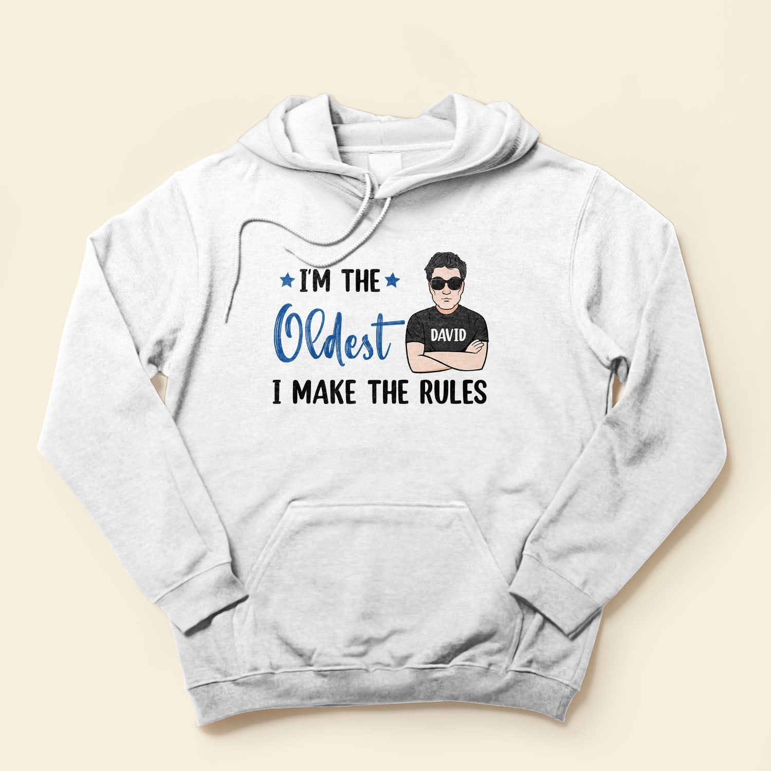 Iƒ??m The Oldest I Make The Rules - Personalized Shirt - Gift For Sibling - Man/Woman/Kids Illustration