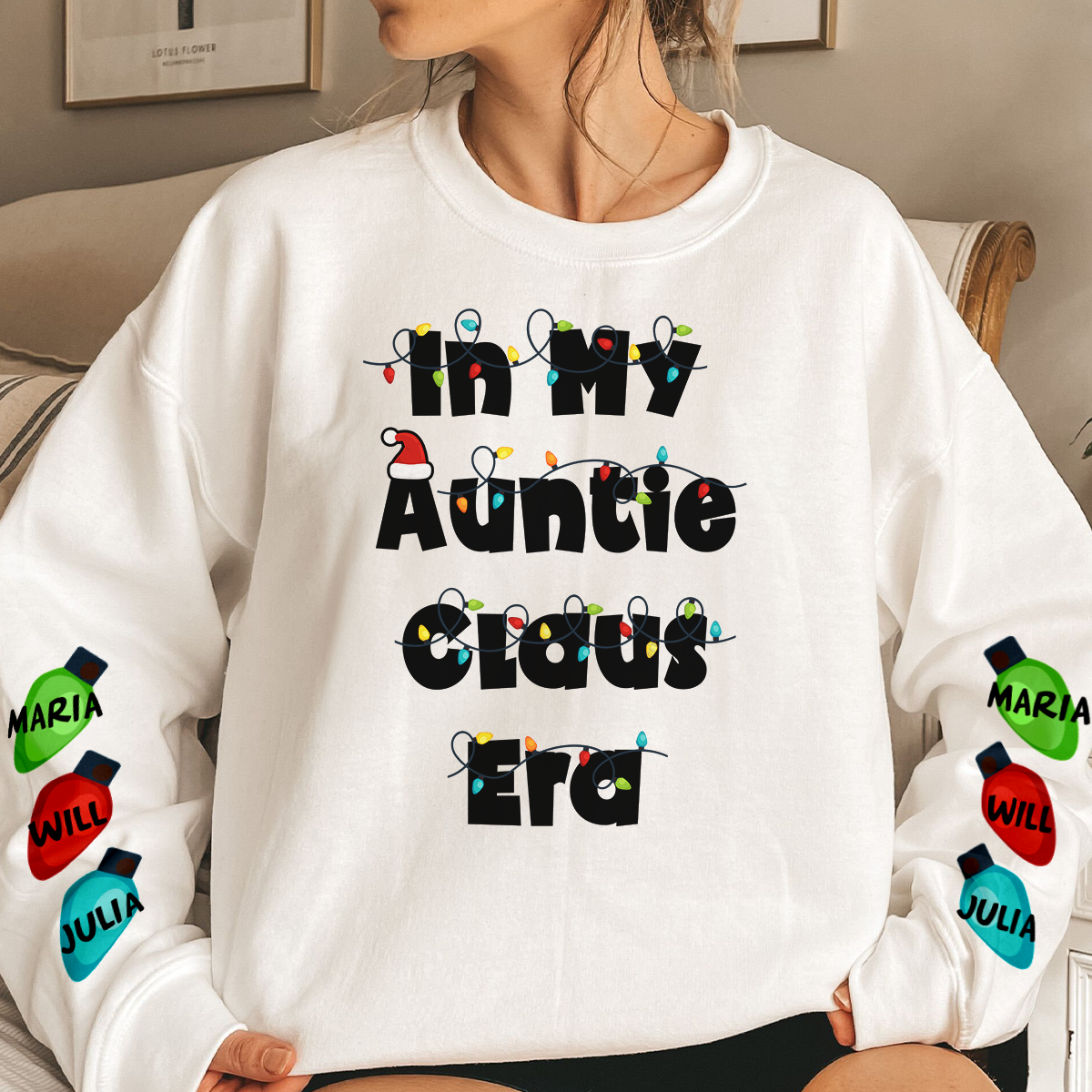 In My Auntie Claus Era - Personalized Sweatshirt