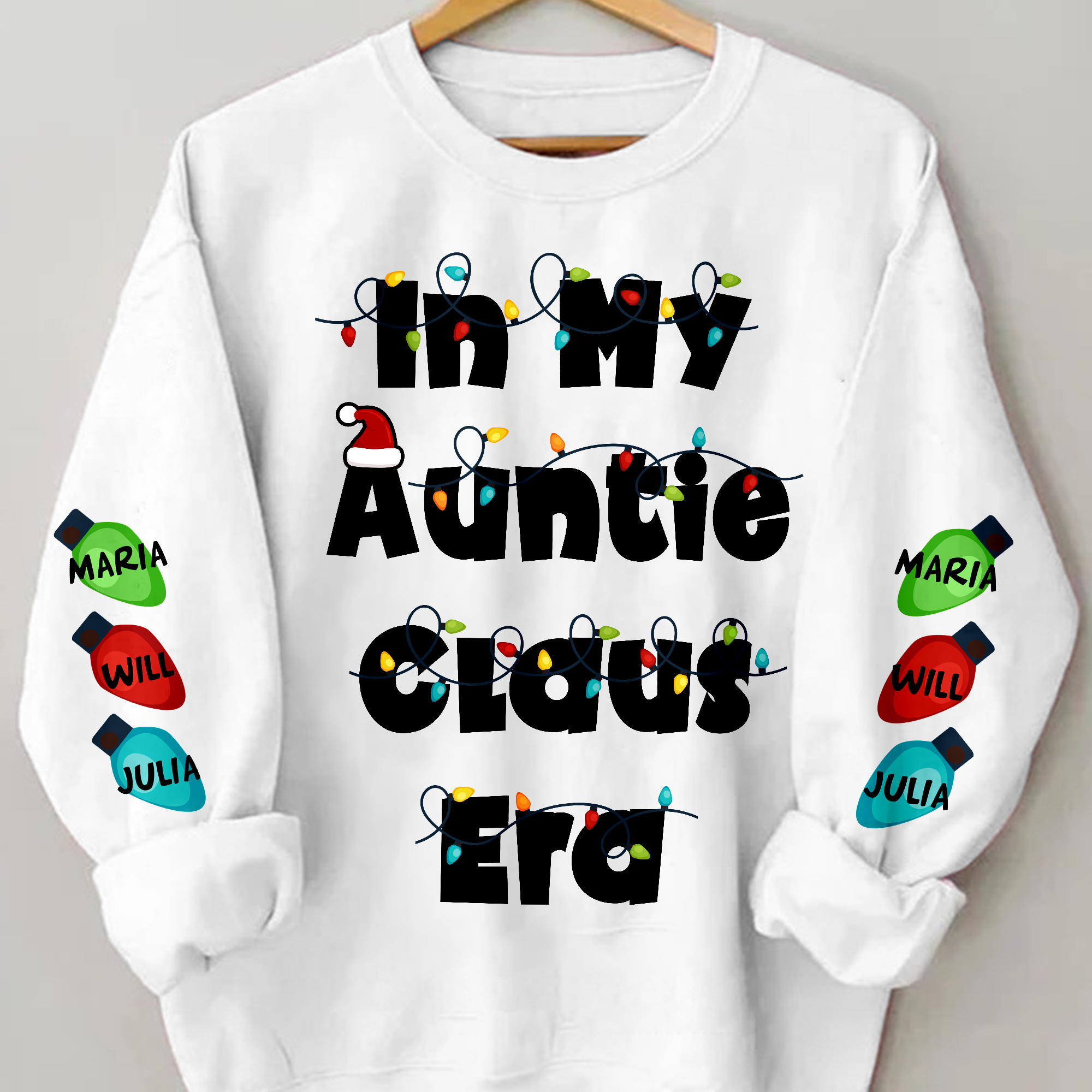 In My Auntie Claus Era - Personalized Sweatshirt