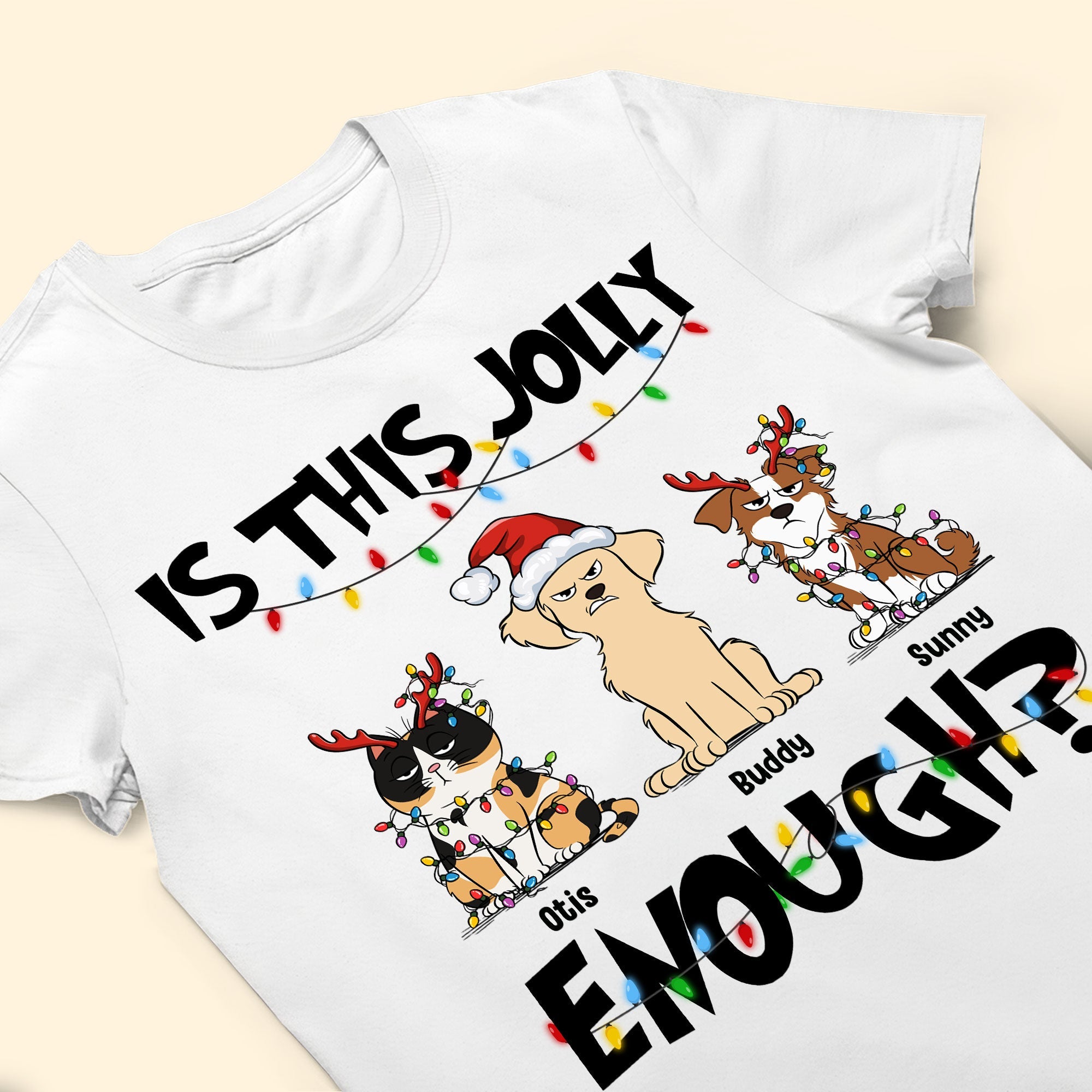 Is This Jolly Enough? - Personalized Shirt