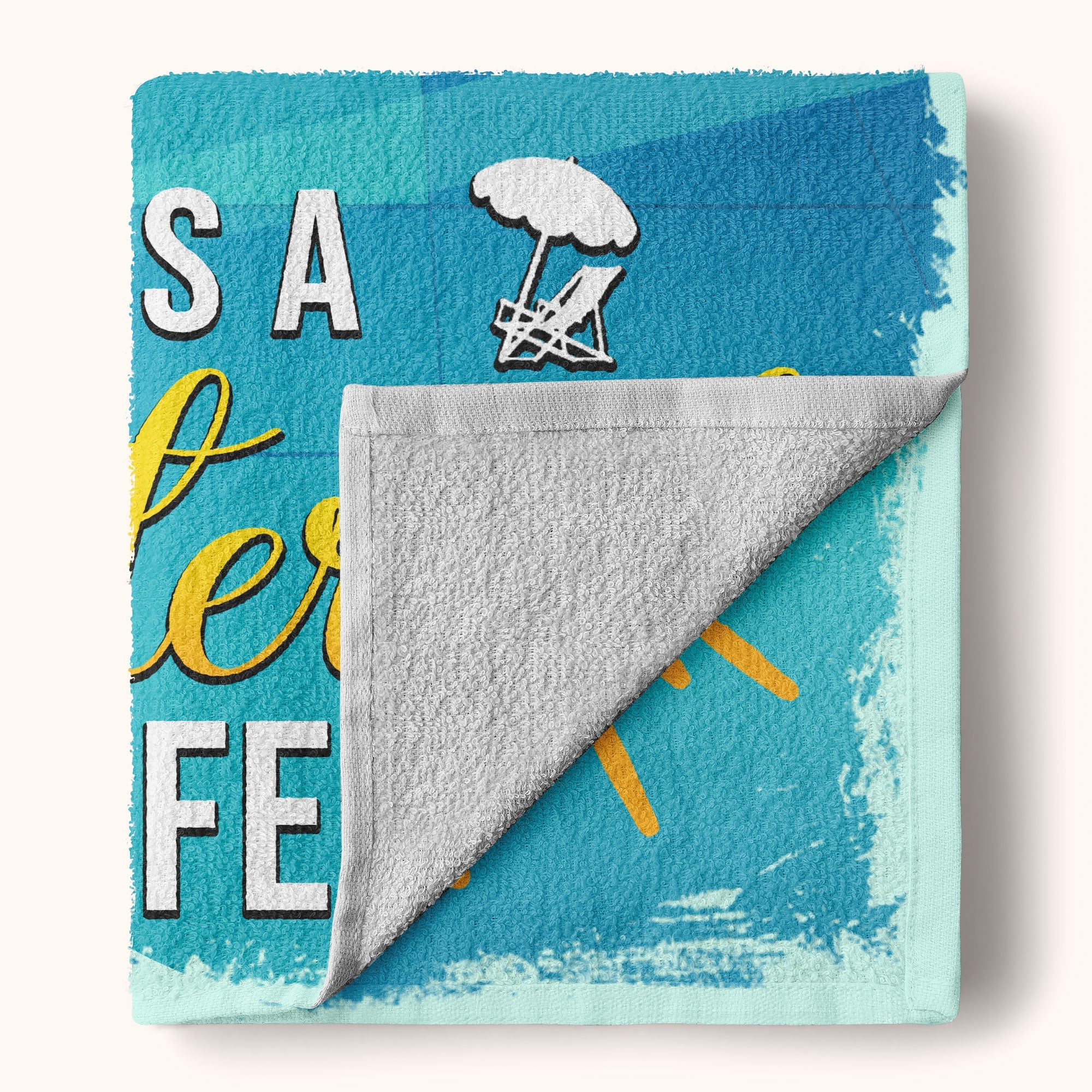 It's Waterful Life - Personalized Beach Towel