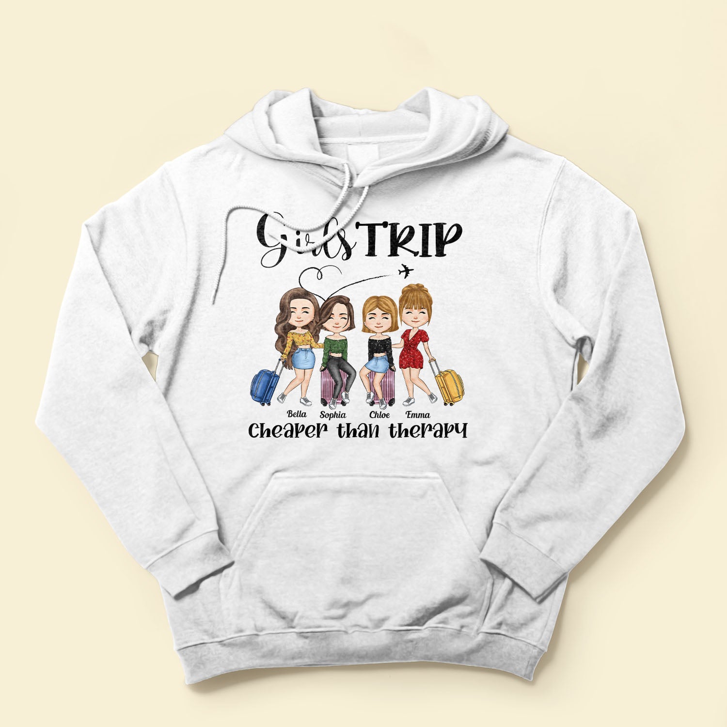 It's Girls Trip Version 2 - Personalized Shirt - Gift For Road Trip Crew, Travel Buddies, Trippin', Campin', Travelin'