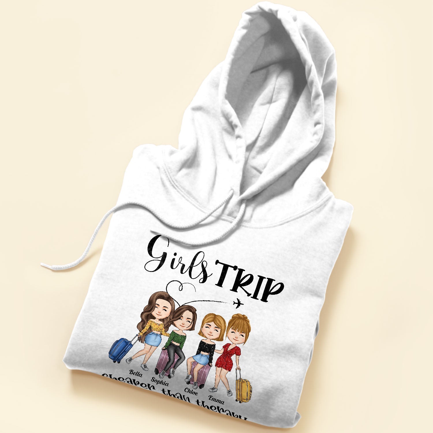 It's Girls Trip Version 2 - Personalized Shirt - Gift For Road Trip Crew, Travel Buddies, Trippin', Campin', Travelin'