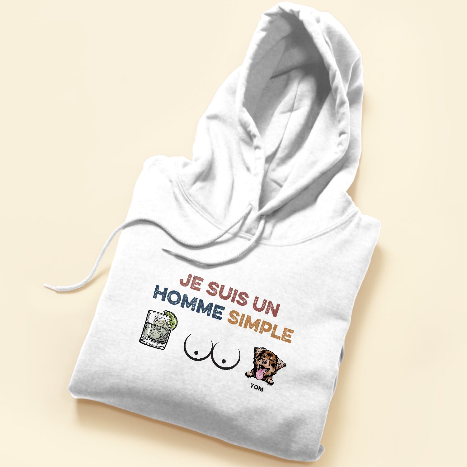 Je Suis Un Homme Simple - Personalized Shirt - Gift For Dog Dad, Dog Lover