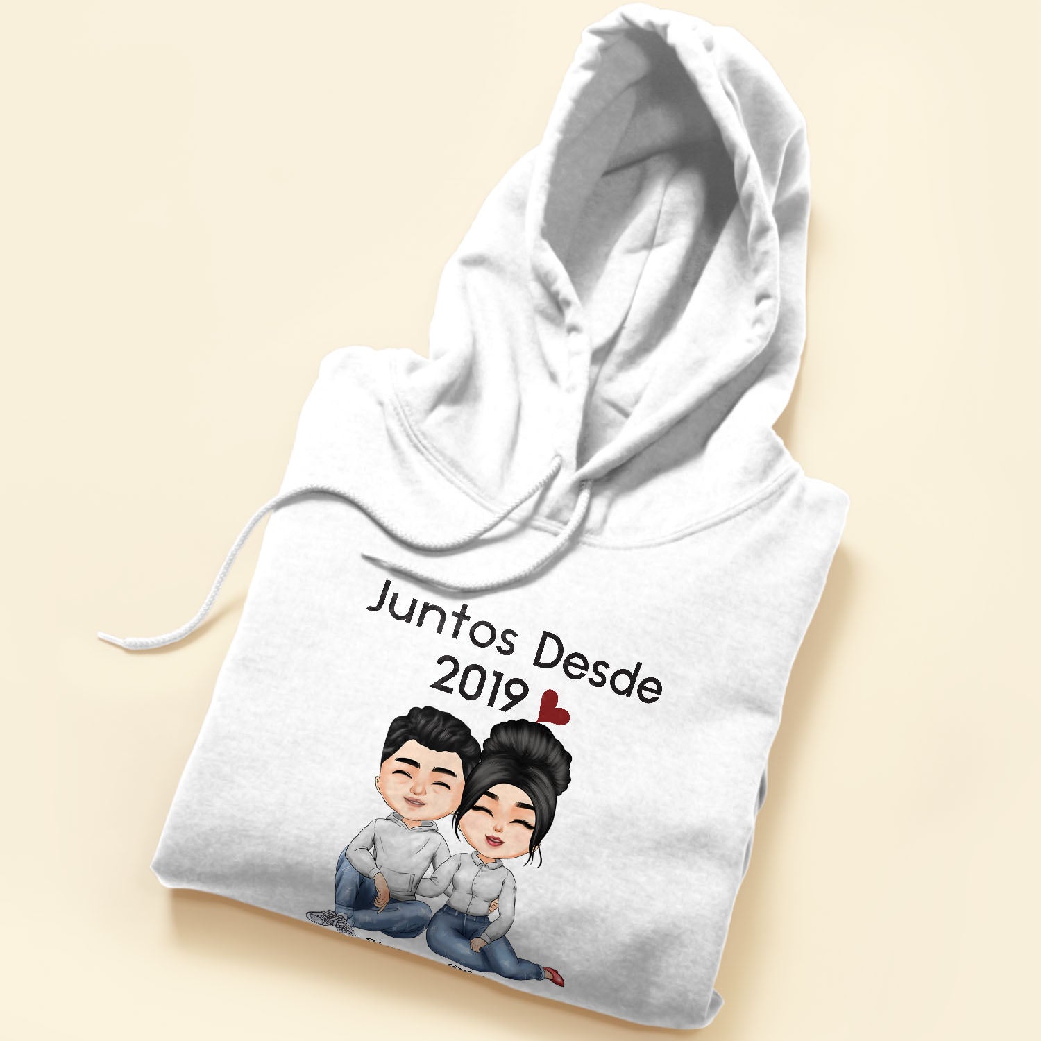 Juntos Desde - Personalized Shirt - Anniversary, Valentine's Day Gift For Spouse, Husband, Wife, Lovers, Girlfriend, Boyfriend