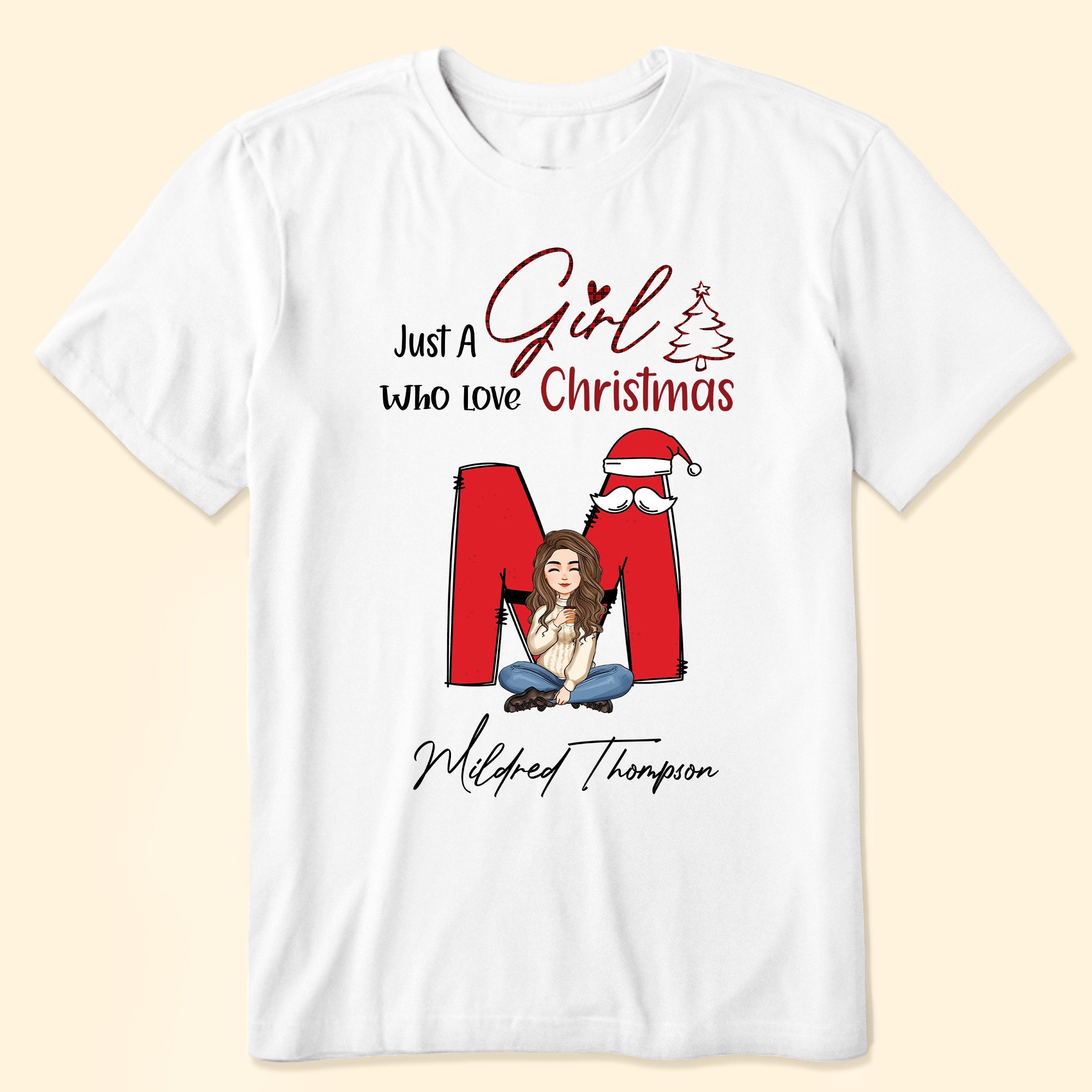 Just A Girl Who Love Christmas - Personalized Sweatshirt