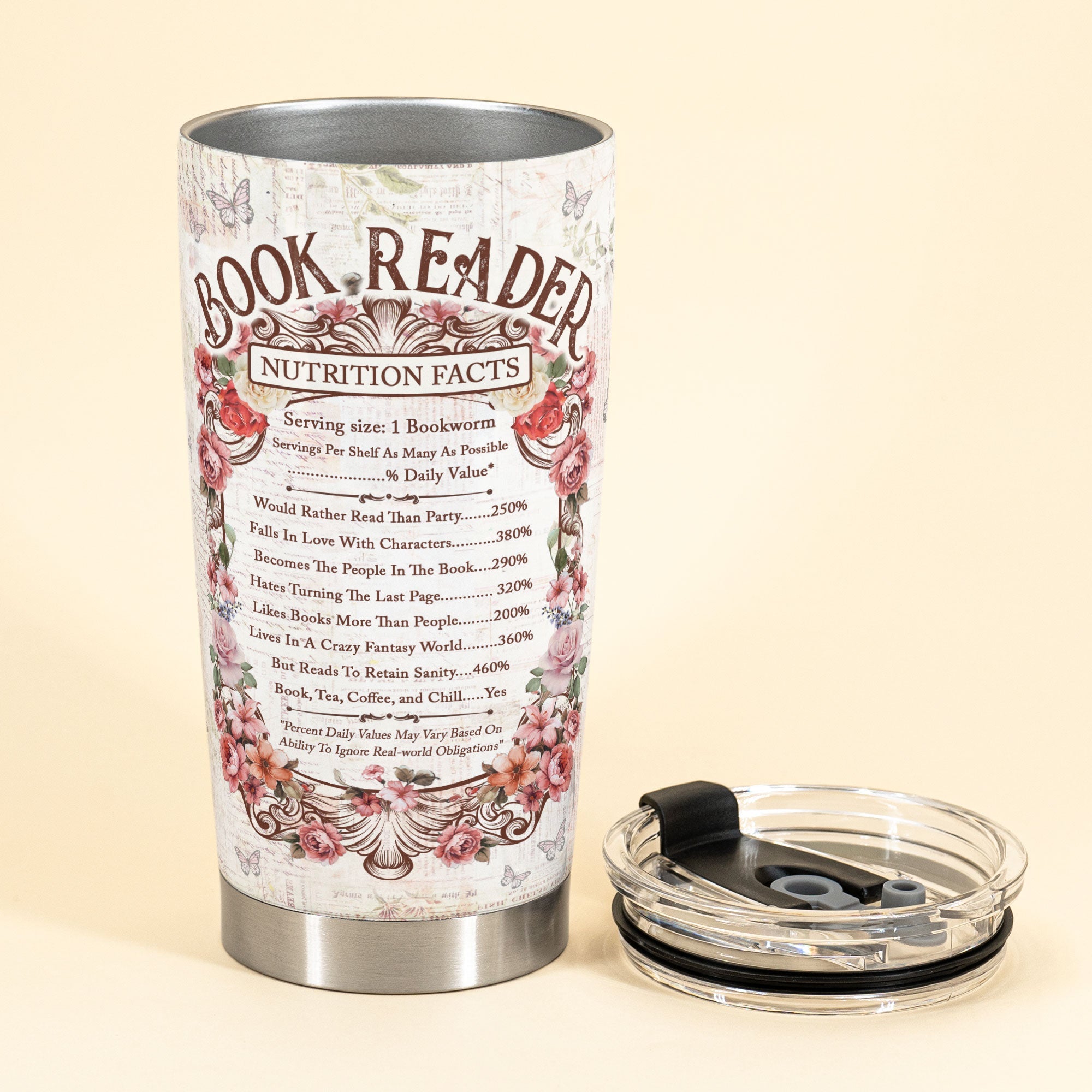 Just A Girl Who Loves Books - Personalized Tumbler Cup