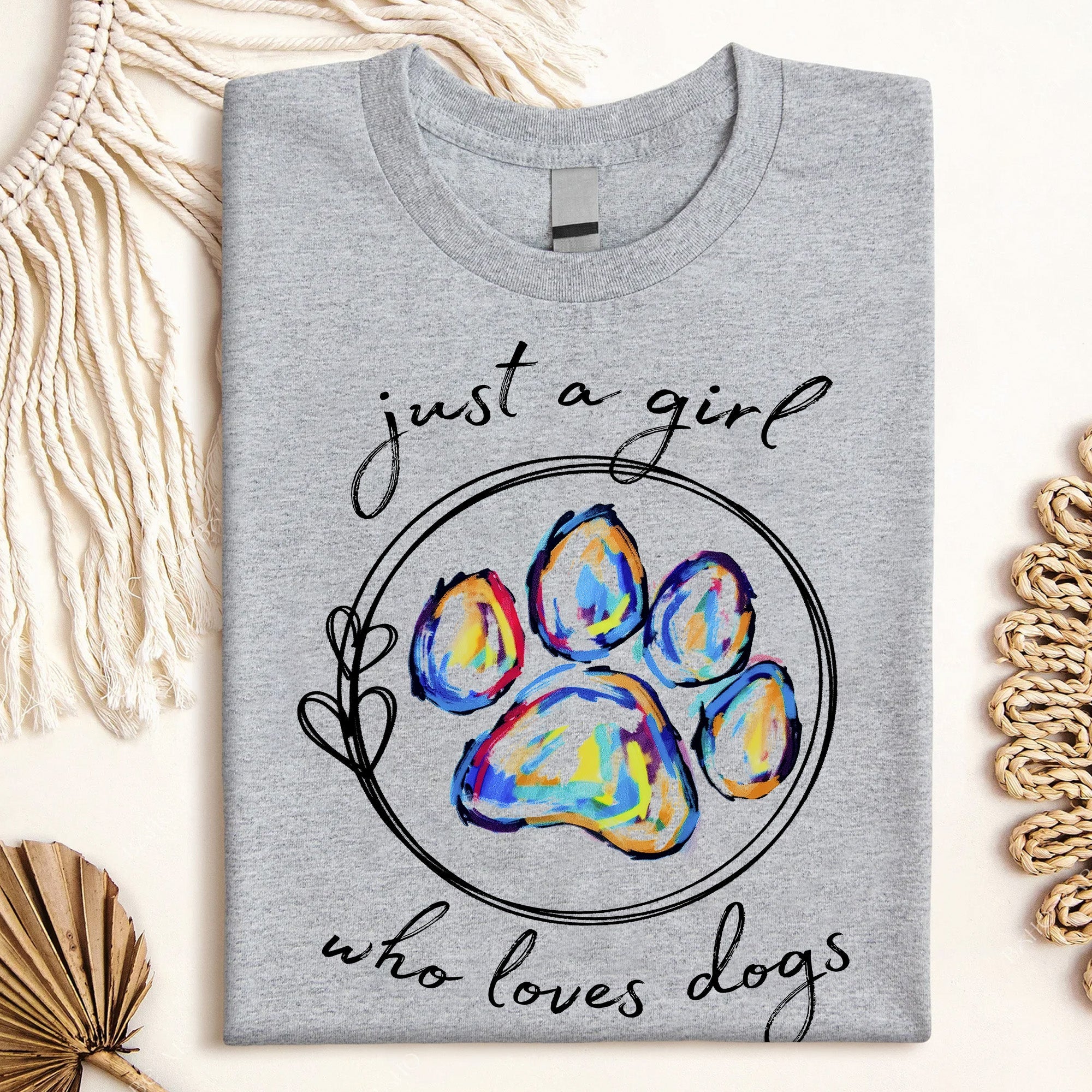 Just A Girl Who Loves Dogs New Version - Personalized Shirt