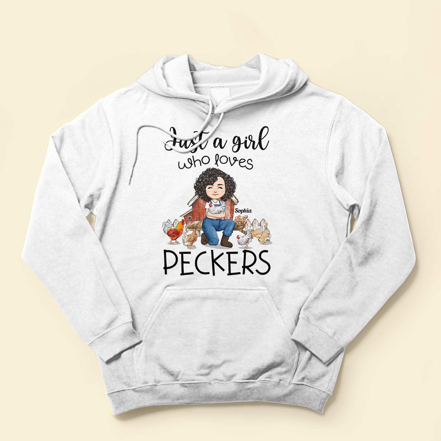 Just A Girl Who Loves Peckers - Personalized Shirt