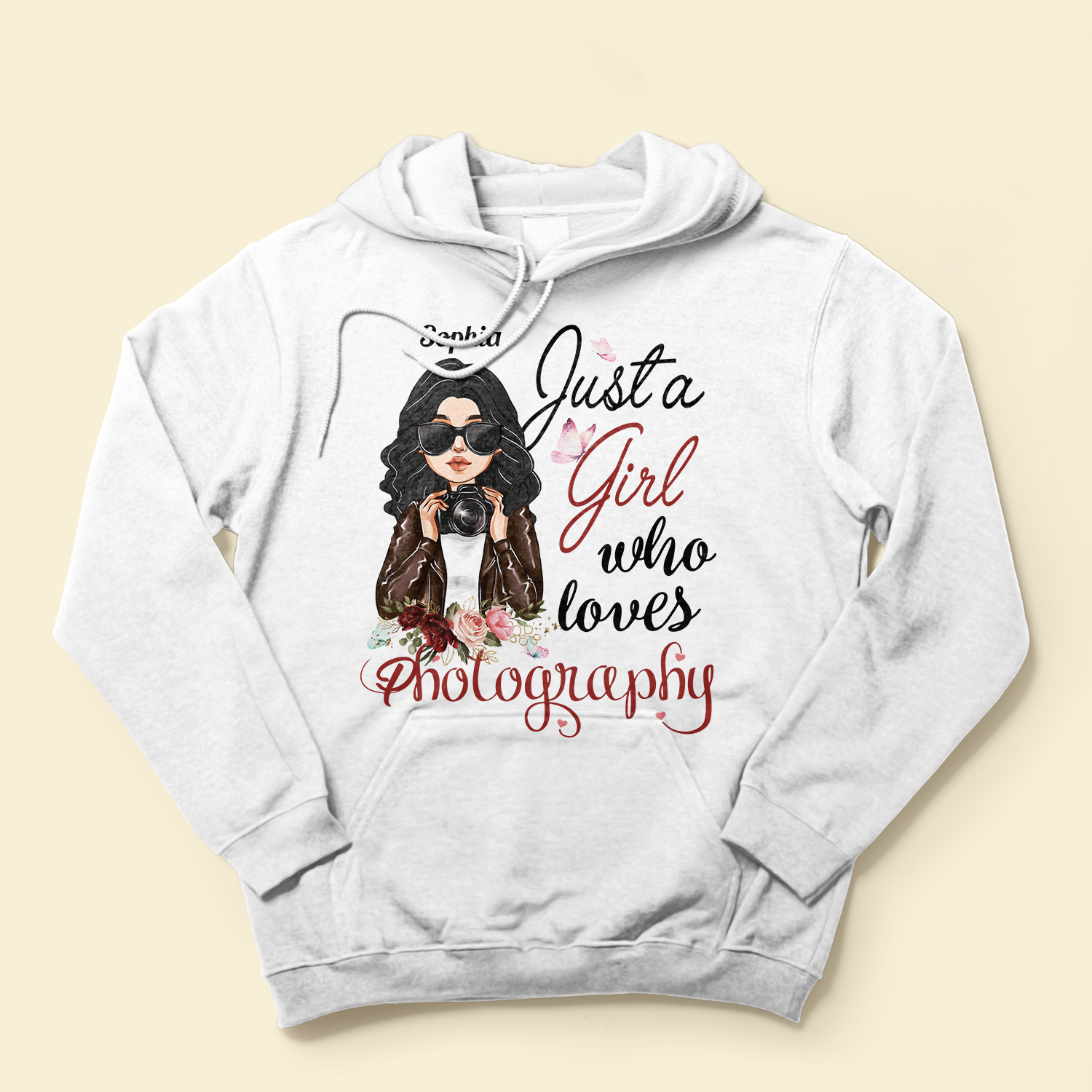 Just A Girl Who Loves Photography - Personalized Shirt - Birthday Gift For Girls, Photographers