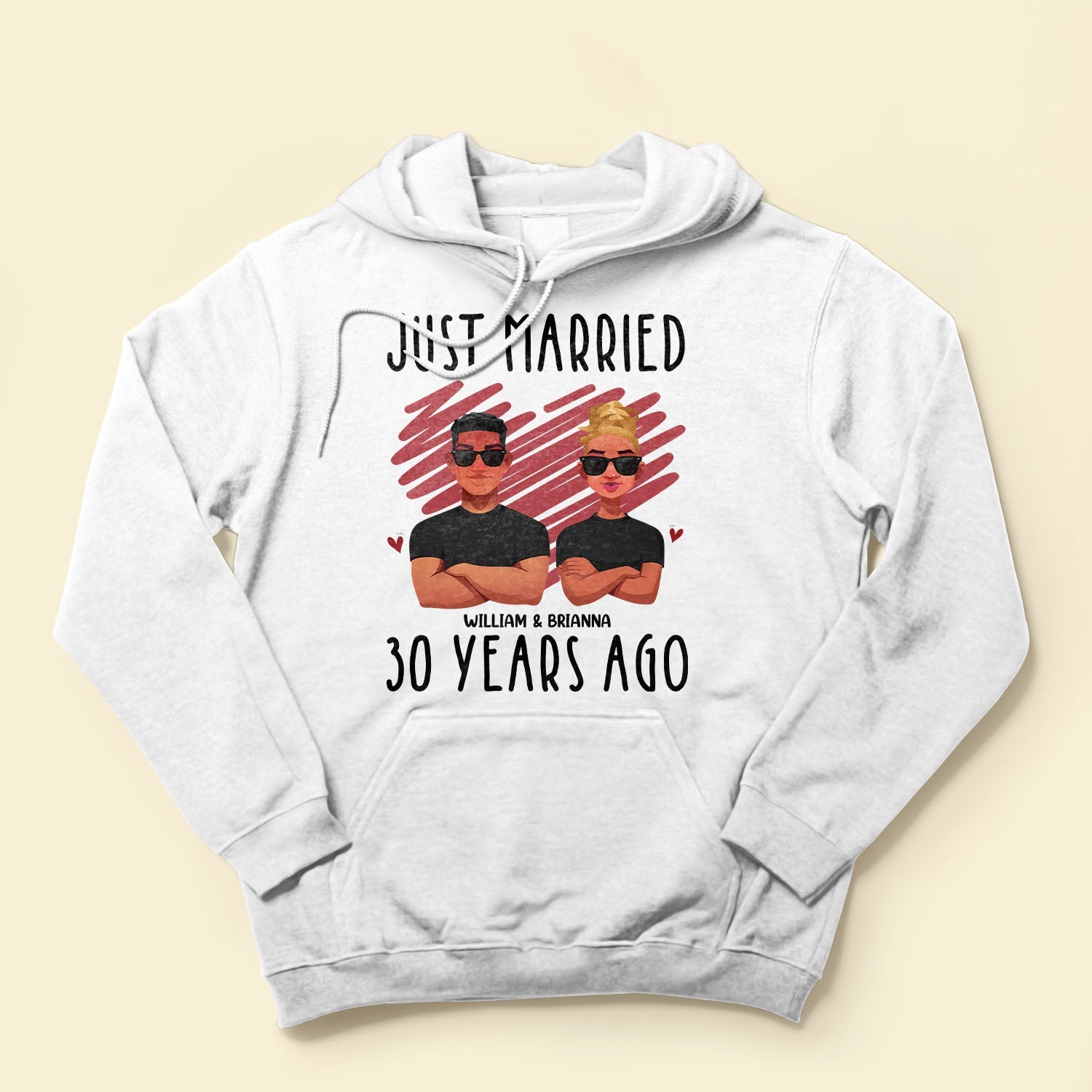 Just Married Black Version - Personalized Shirt