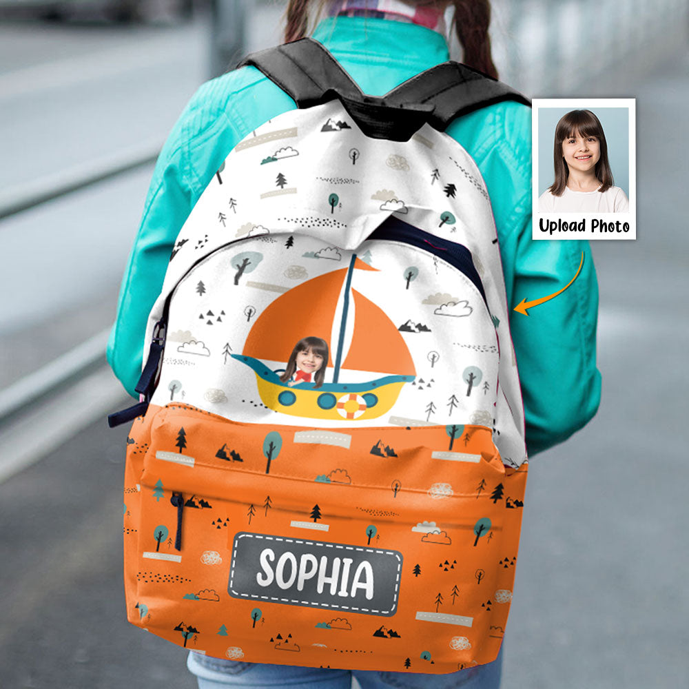 Kids Riding Vehicle - Personalized Photo Backpack