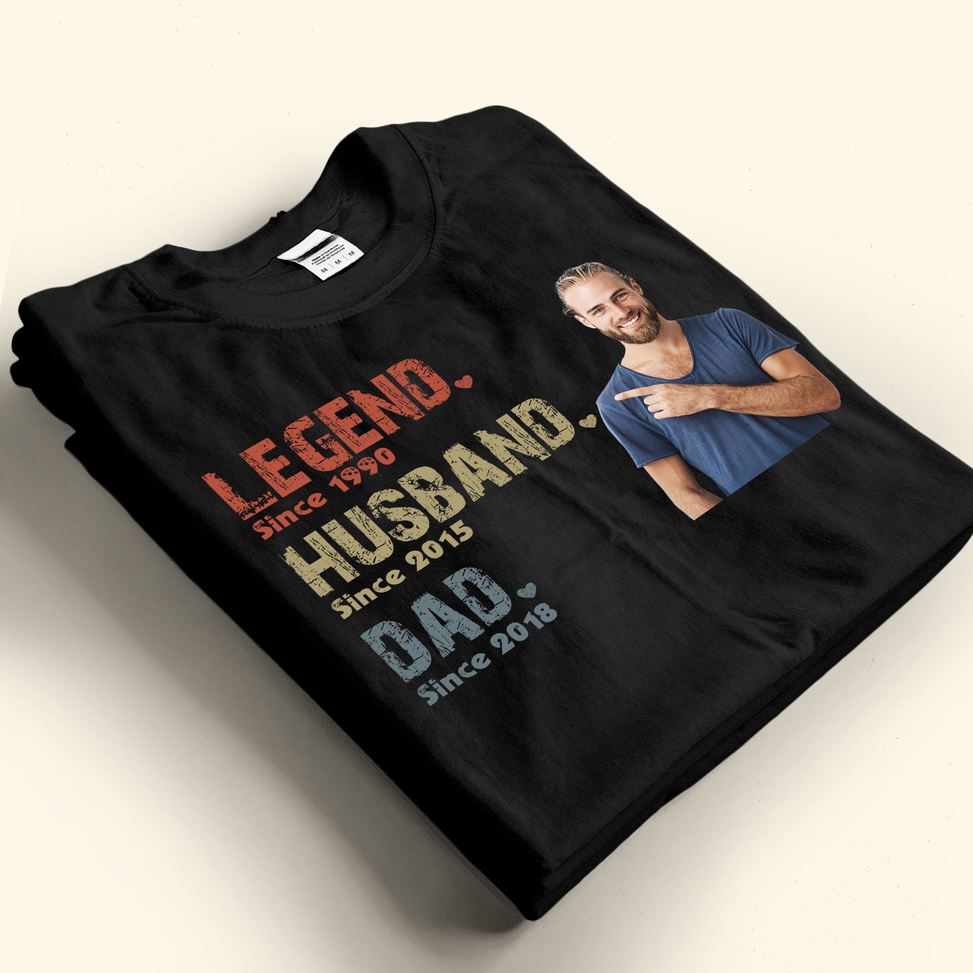 Legend Husband Dad Papa - Personalized Shirt