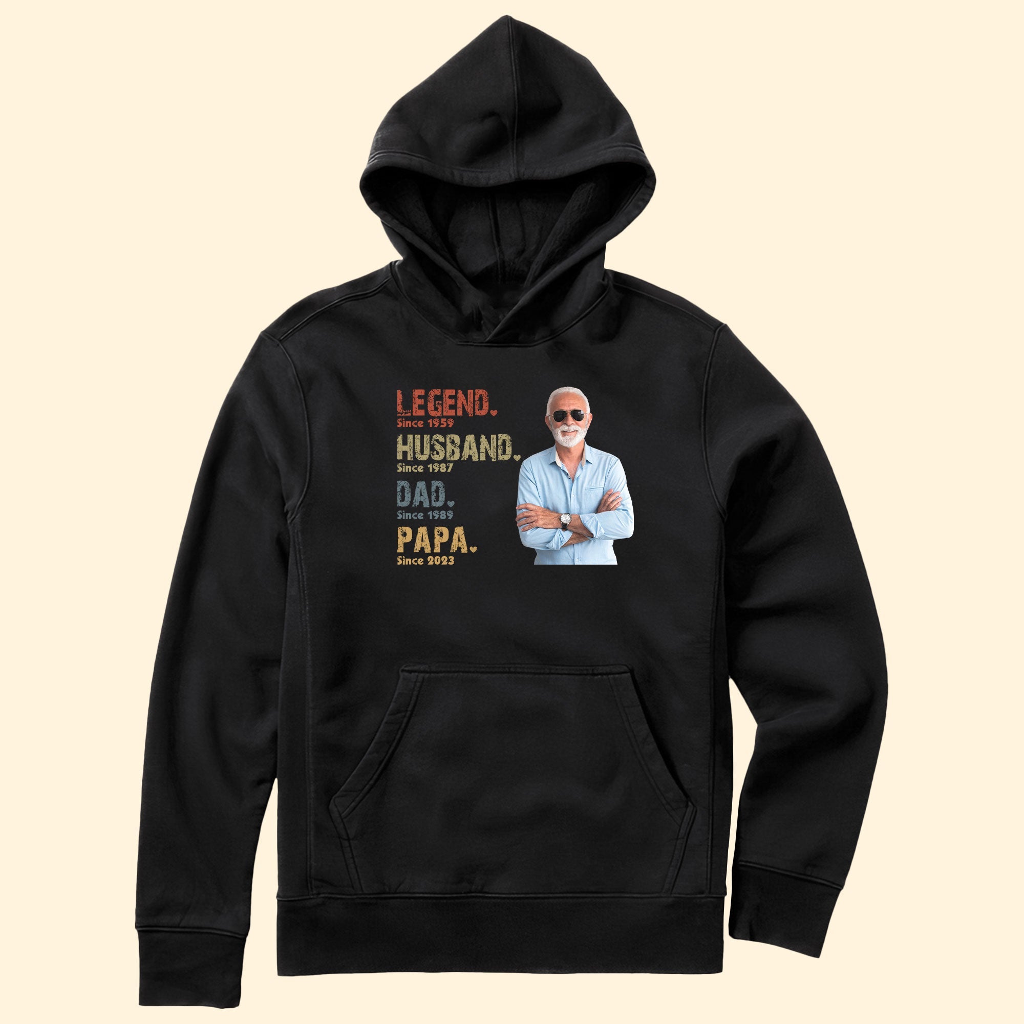 Legend Husband Dad - Personalized Photo Shirt