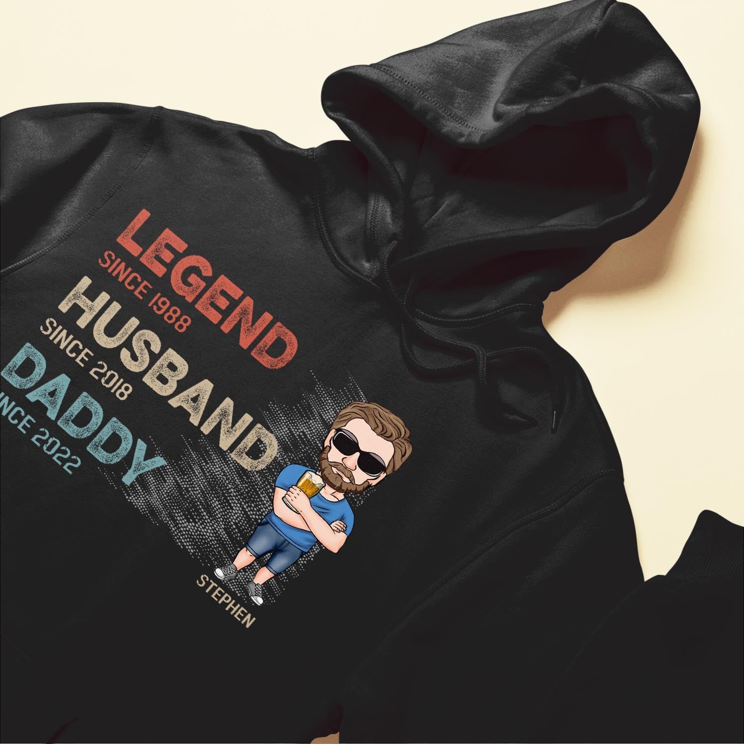 Legend Husband Daddy - Personalized Shirt - Father's Day, Birthday, Funny Gift For Dad, Father, Husband, Grandpa  - Gift From Wife, Son, Daughter, Grandson, Granddaughter