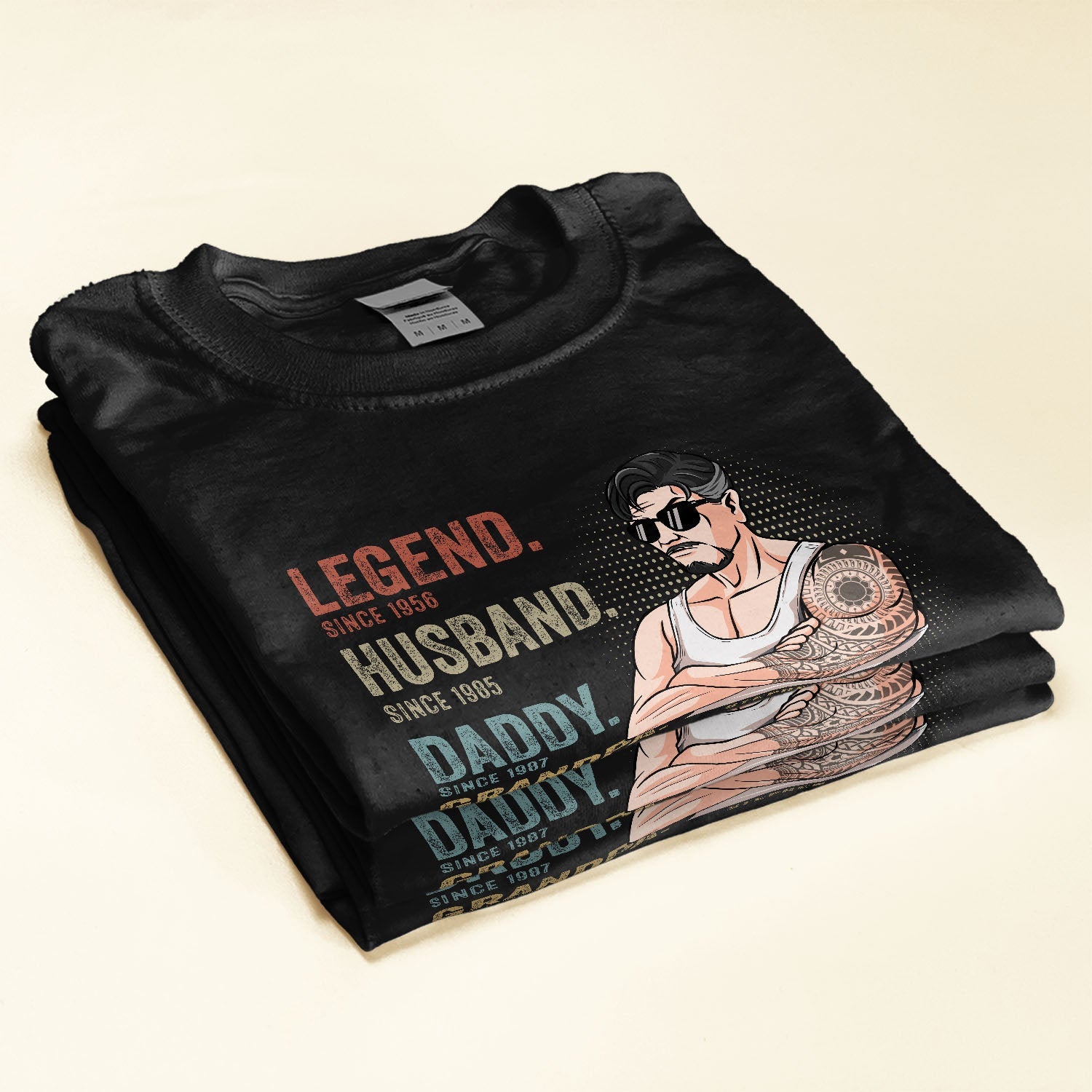 Legend Husband Daddy Since - Personalized Shirt