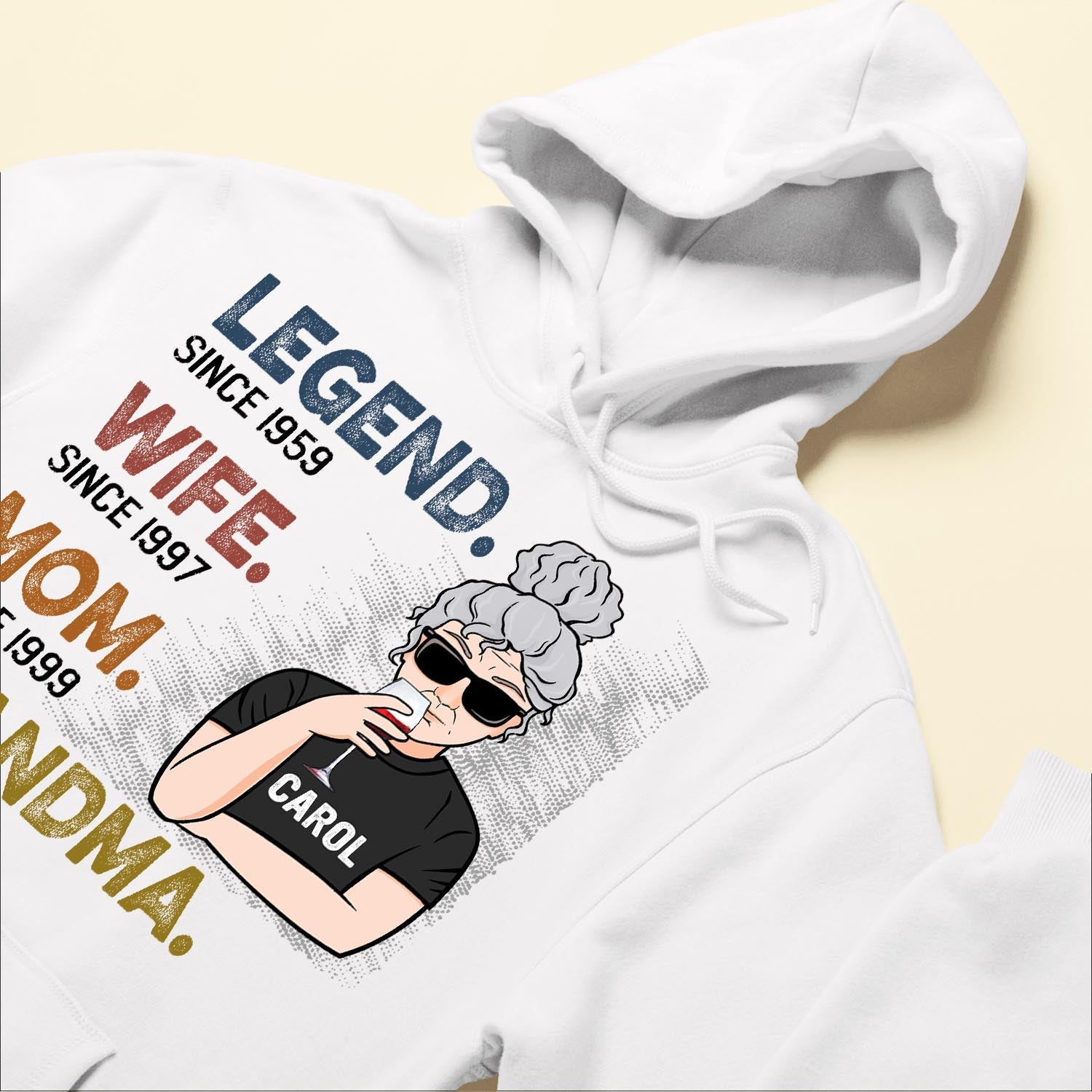 Legend Wife Mom Grandma - Personalized Shirt - Birthday, Mother's Day Gift For Grandma, Nana