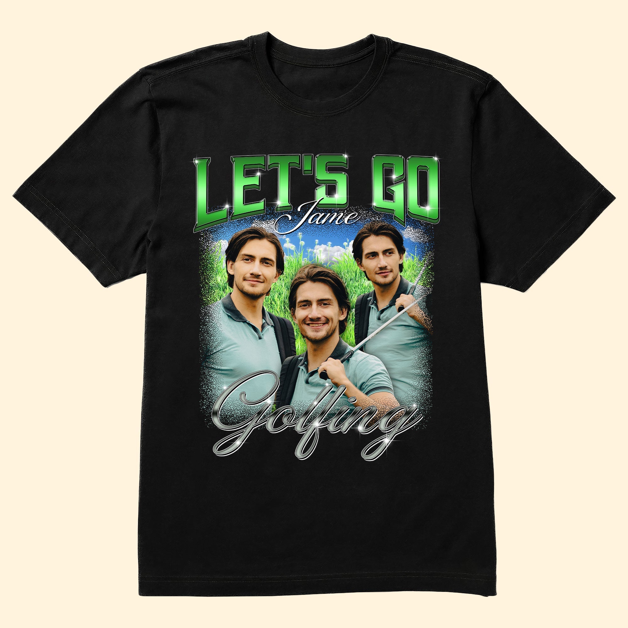 Let's Go Golfing - Personalized Photo Shirt