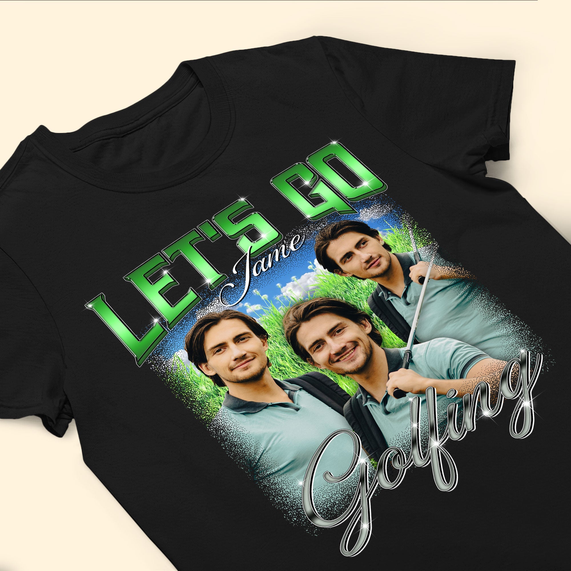 Let's Go Golfing - Personalized Photo Shirt