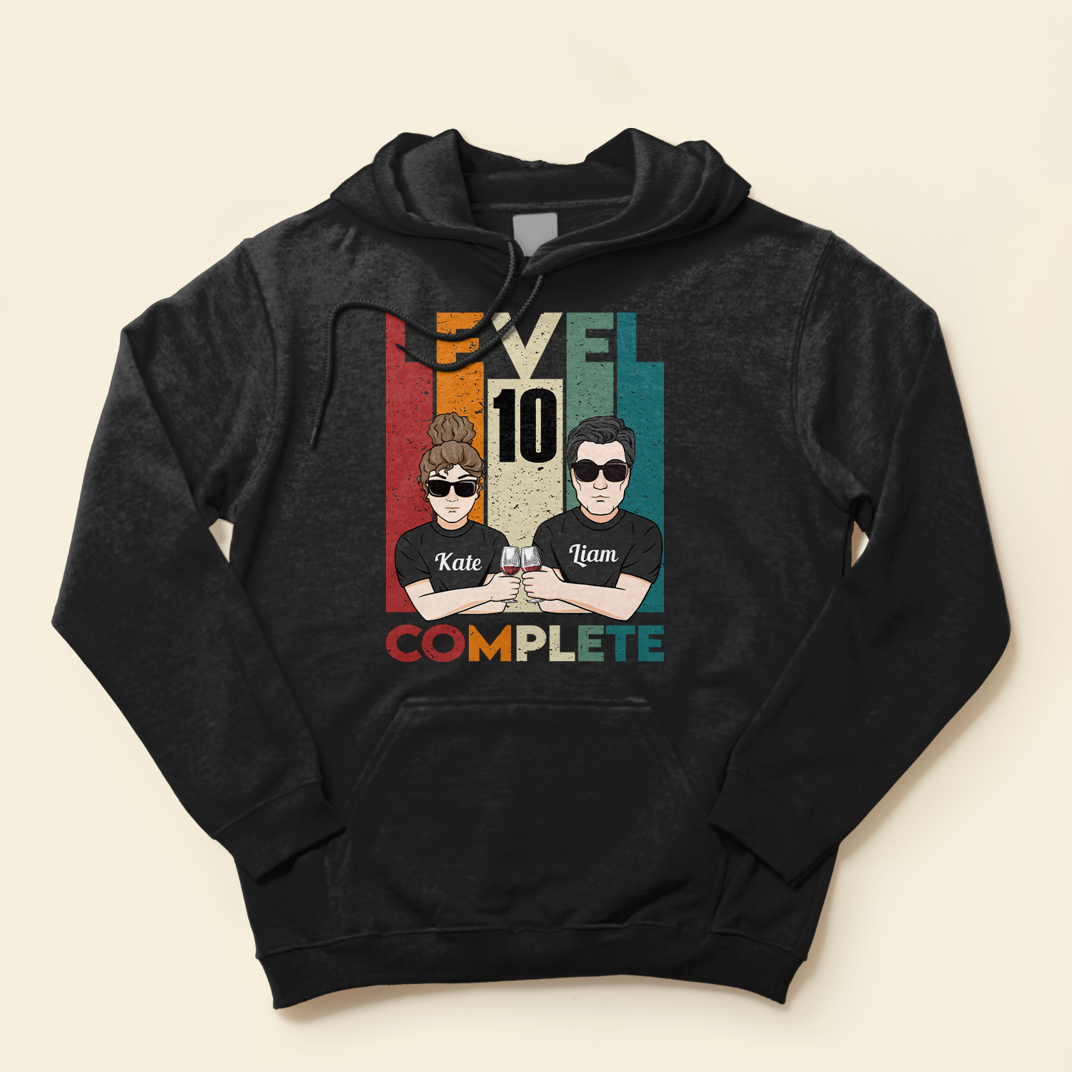 Level Complete - Personalized Shirt - Birthday Anniversary Gift For Wife, Husband