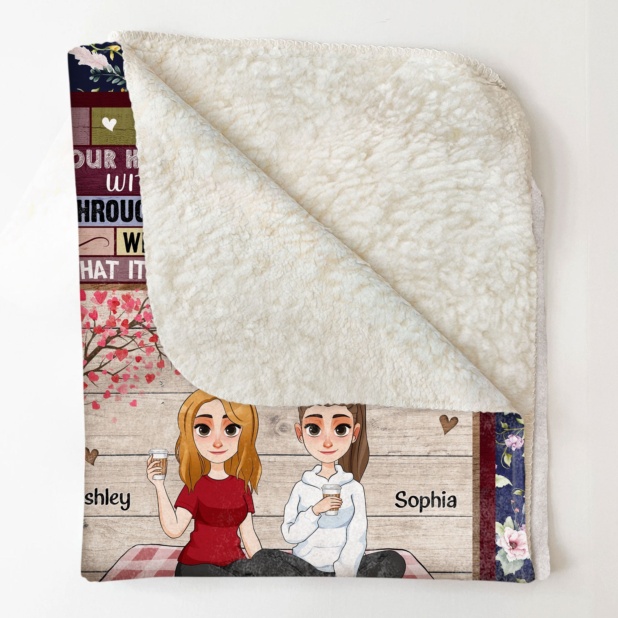 Life Is Better With Sisters - Personalized Blanket