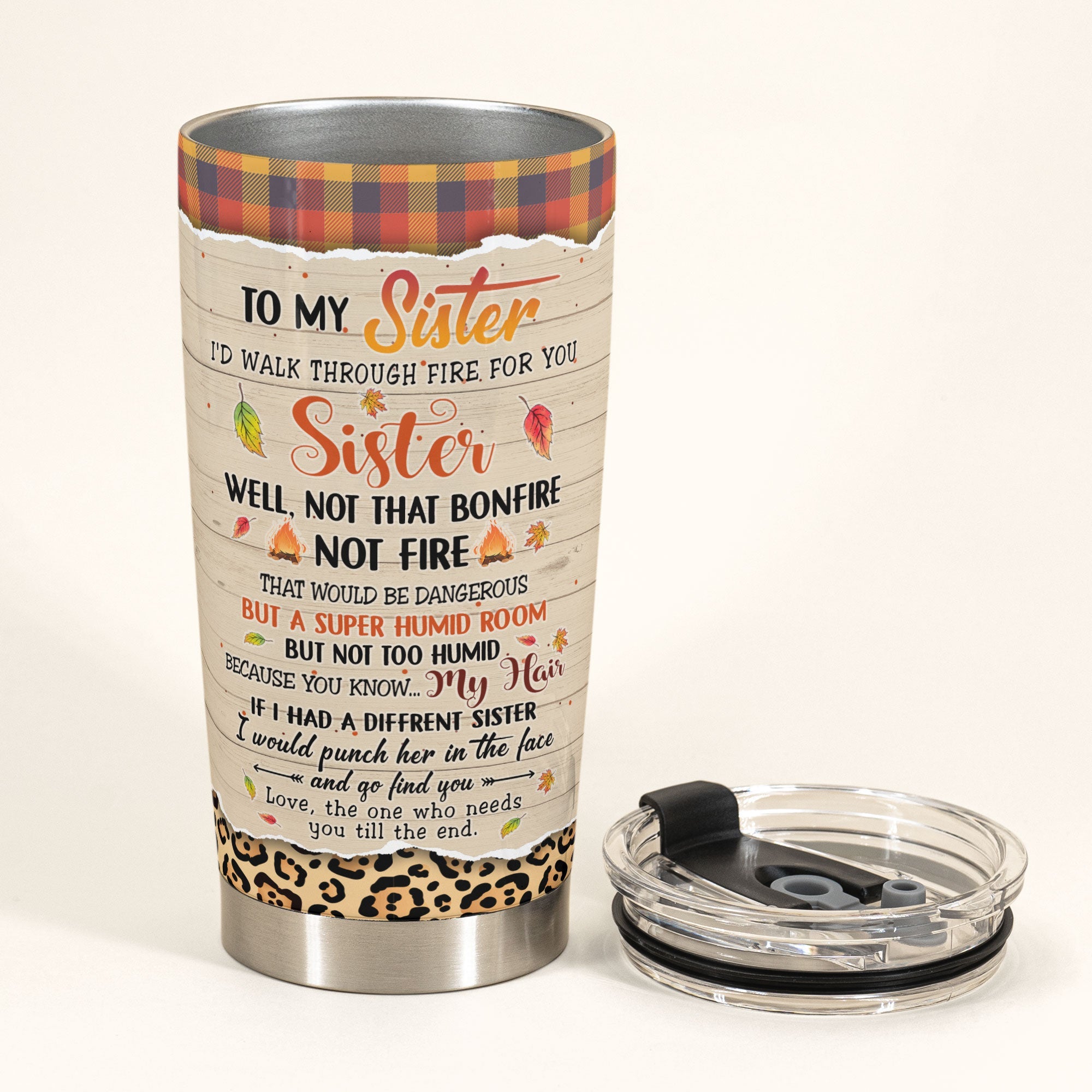 Life Is Better With Sisters - Personalized Tumbler Cup - Gift For Sisters