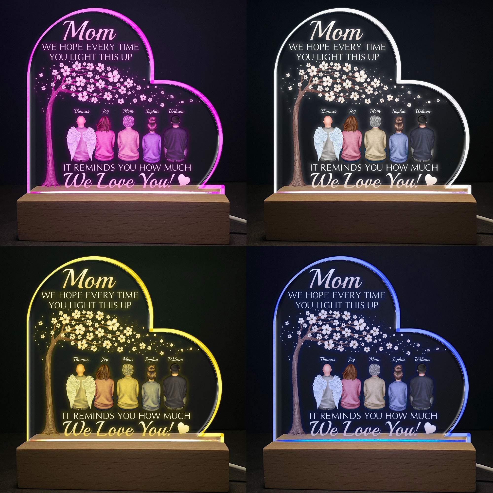 Light This Up You'll Know How Much We Love You - Personalized LED Light