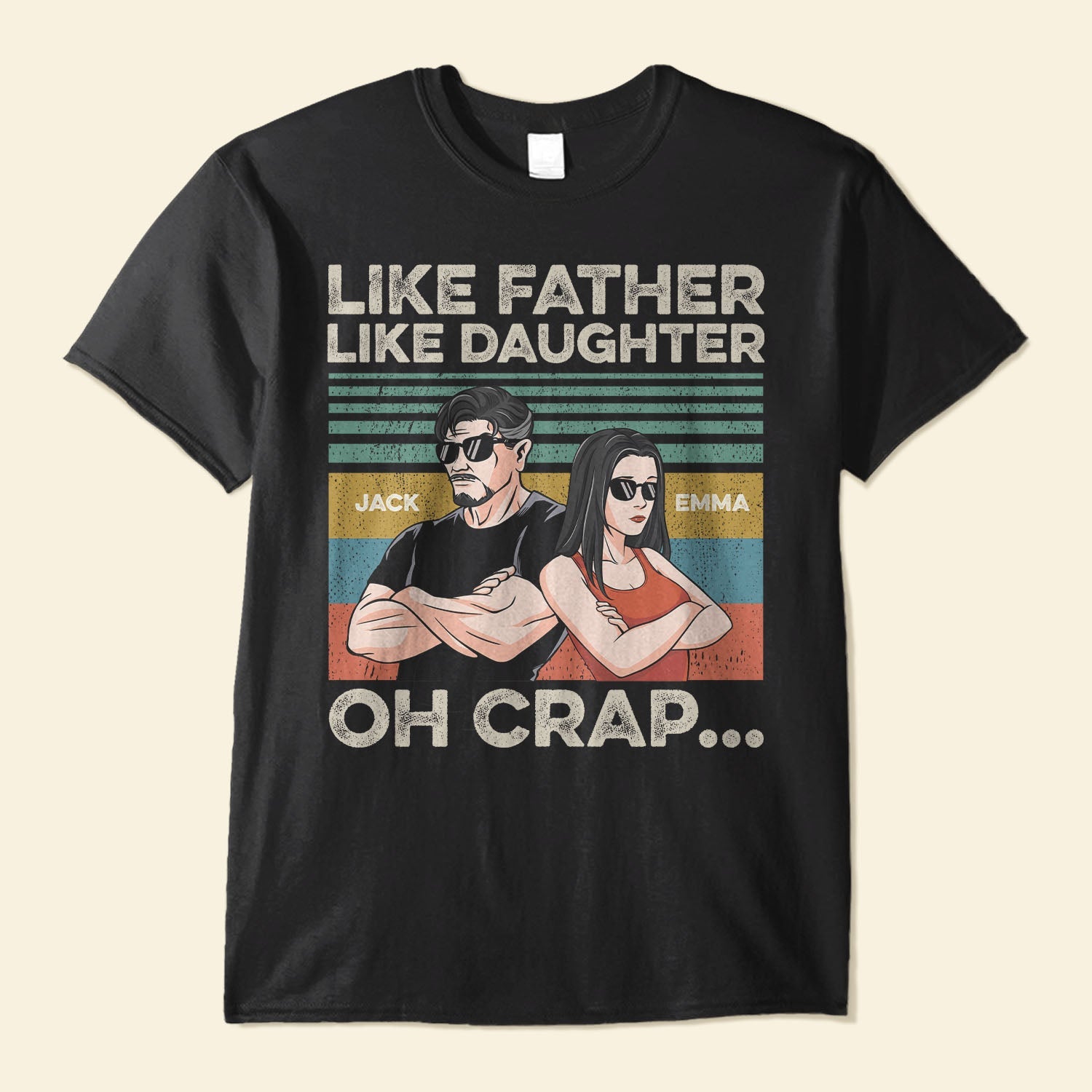 Like Father Like Daughter - Personalized Shirt